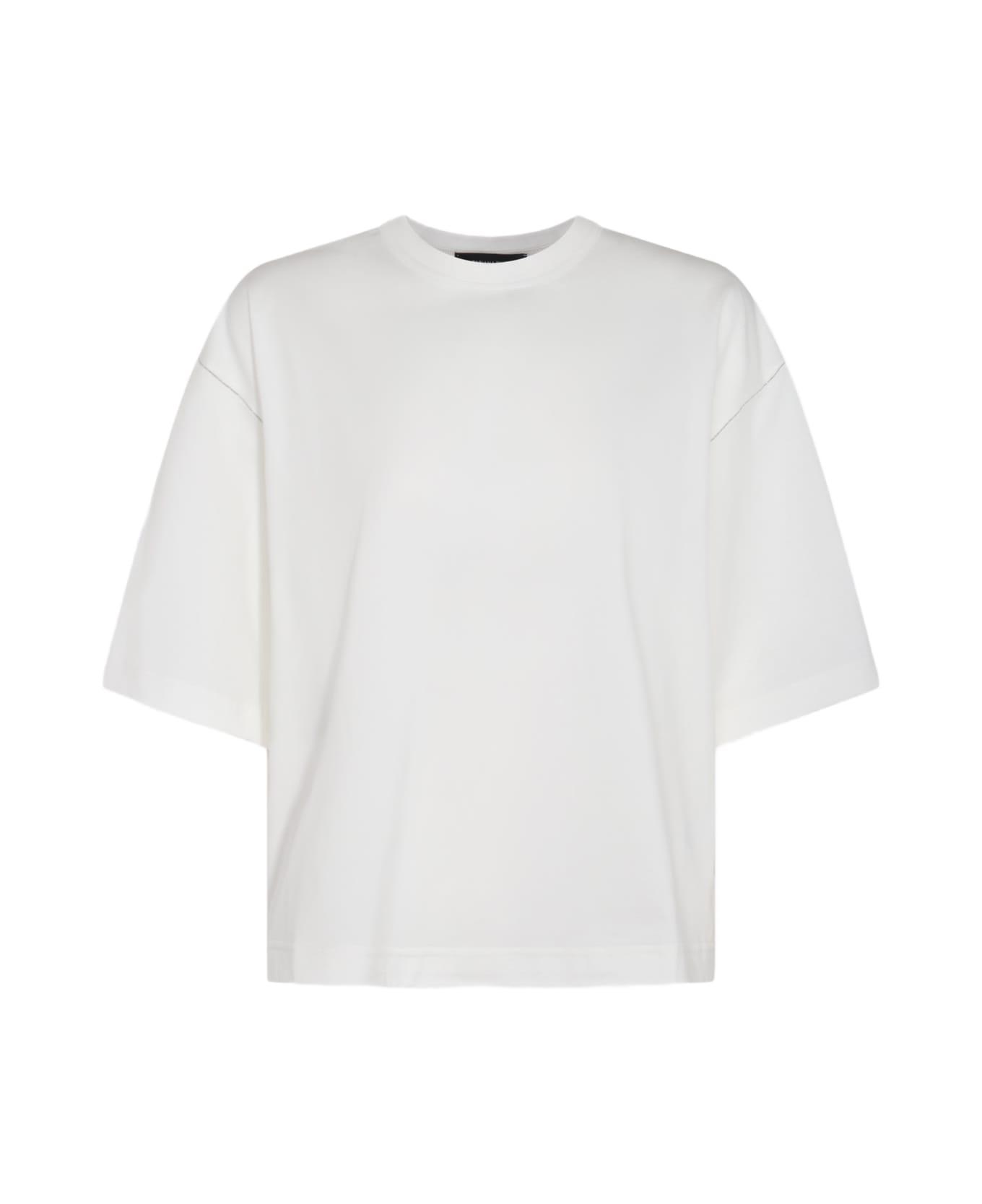 Fabiana Filippi White Cotton T-shirt - White