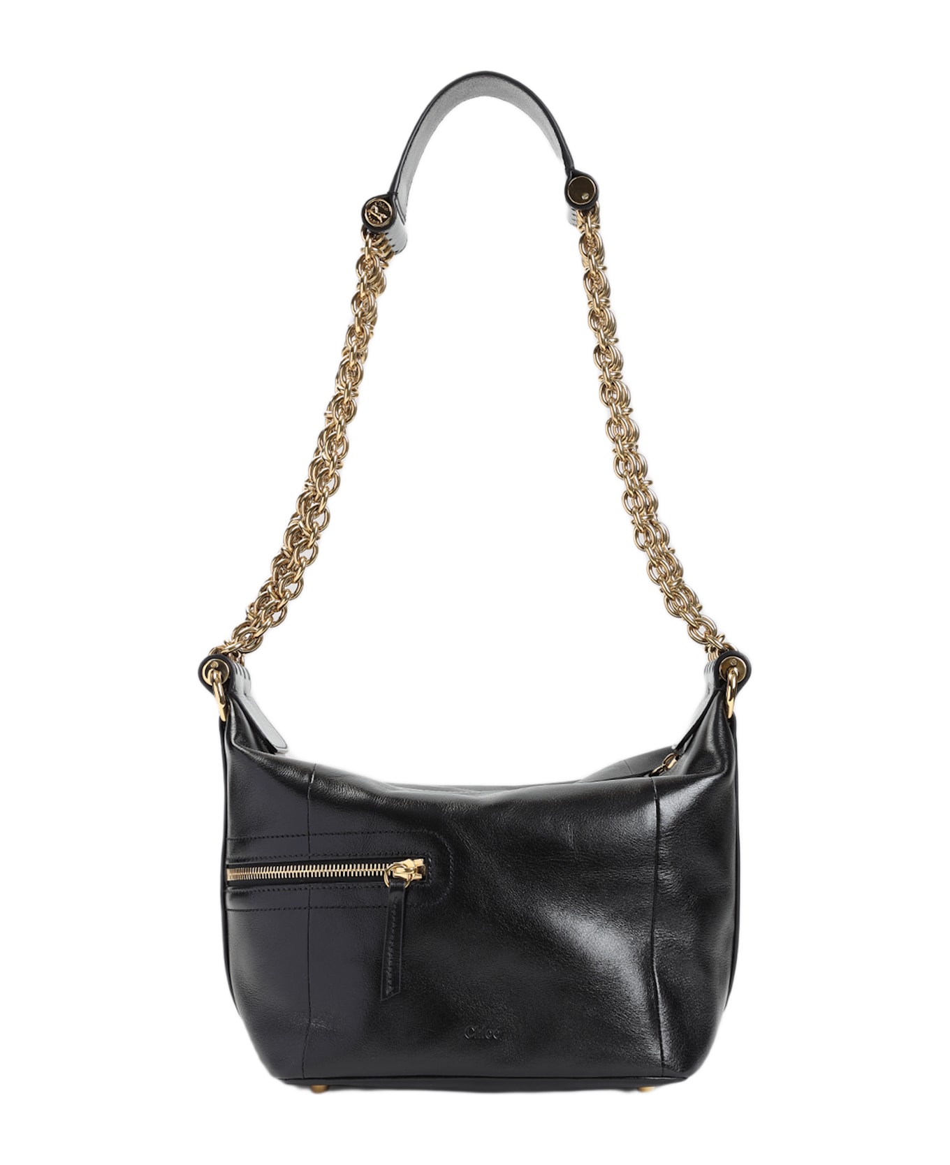 Chloé Camera Chain Shoulder Bag - Black