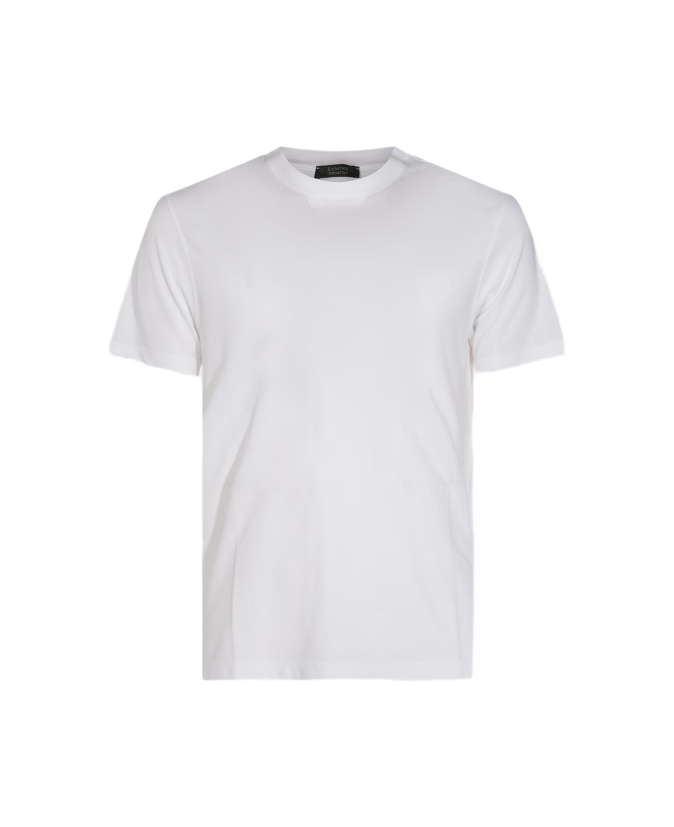 Zanone White Cotton T-shirt - White