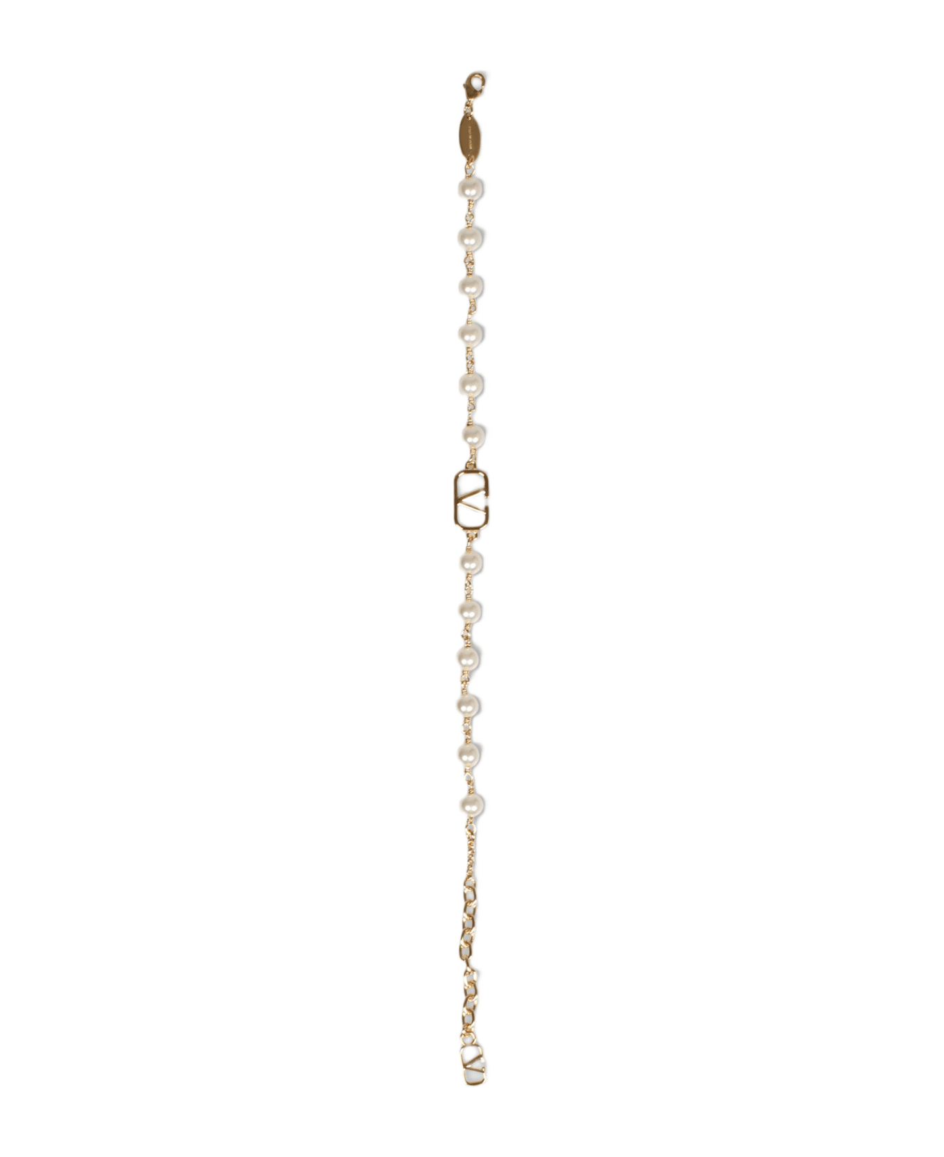 Valentino Garavani Bracelet (perla 25mm) | Vlogo Signature - Metallic