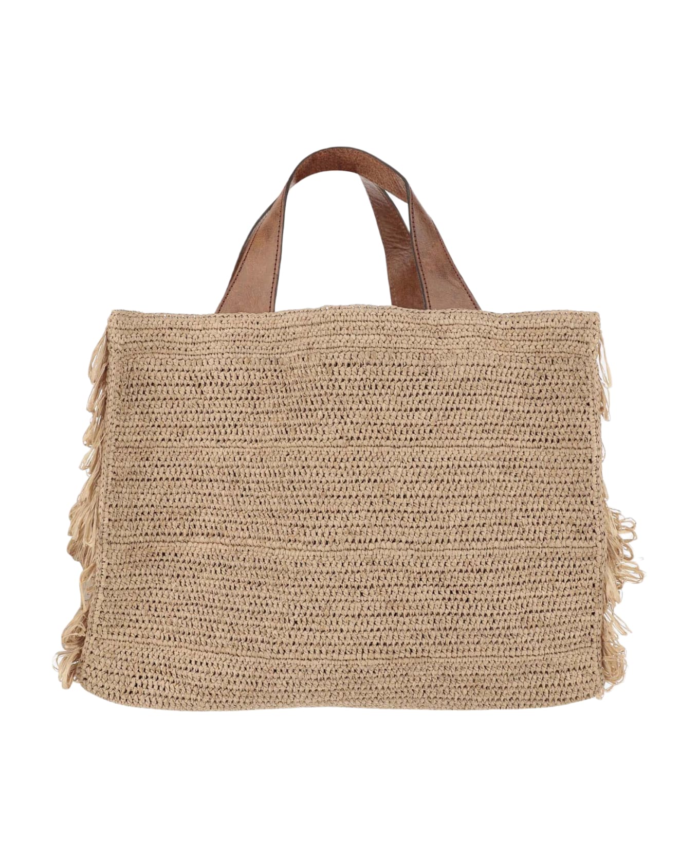 Ibeliv Onja Bag In Raffia - Beige
