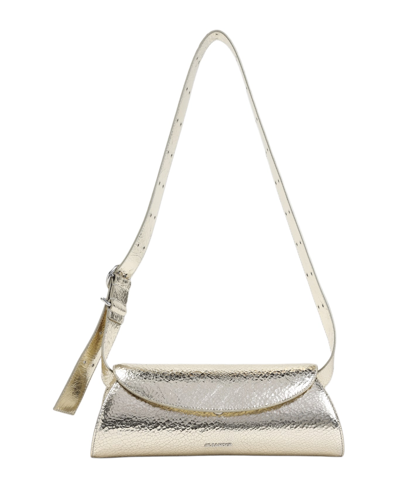 Jil Sander Cannolo Small Shoulder Bag - Platino