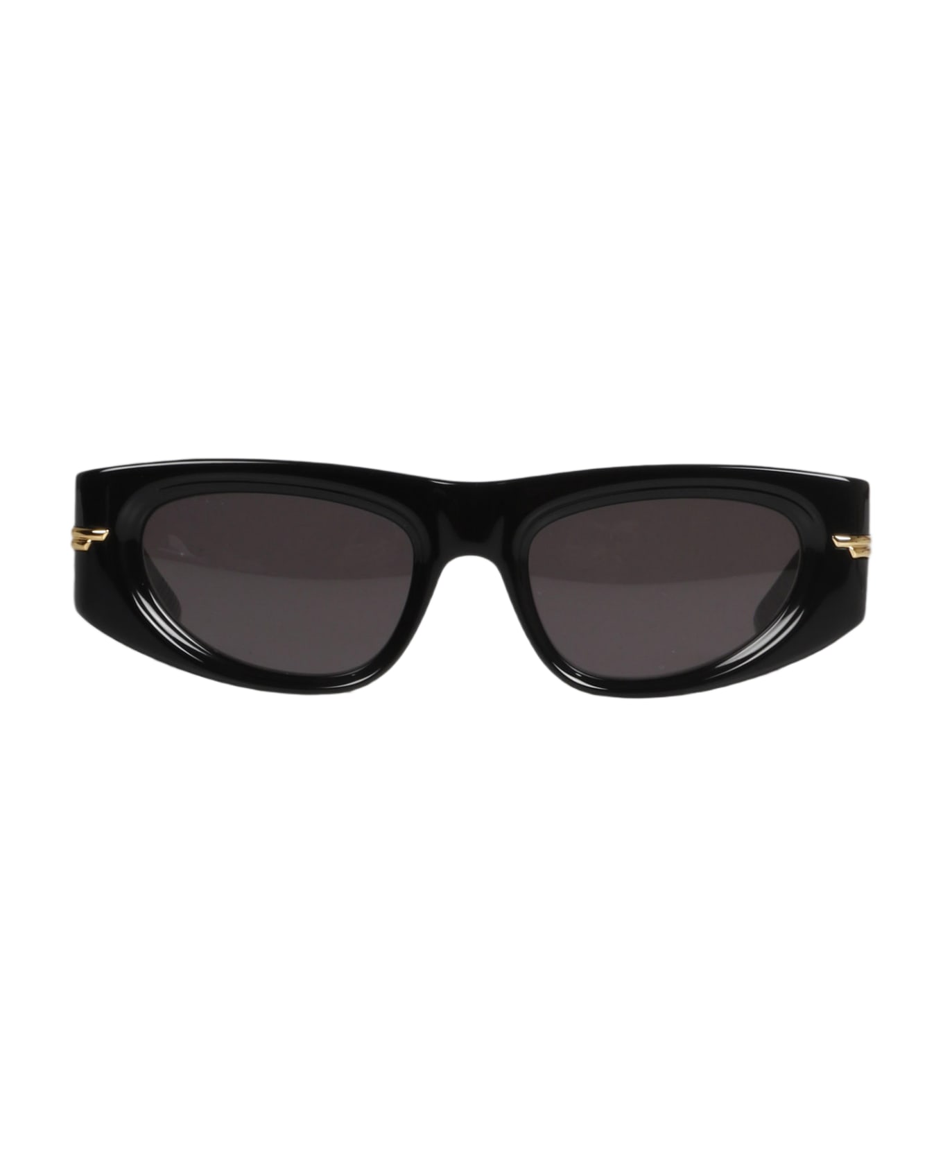 Bottega Veneta Eyewear Mitre Sunglasses - Black