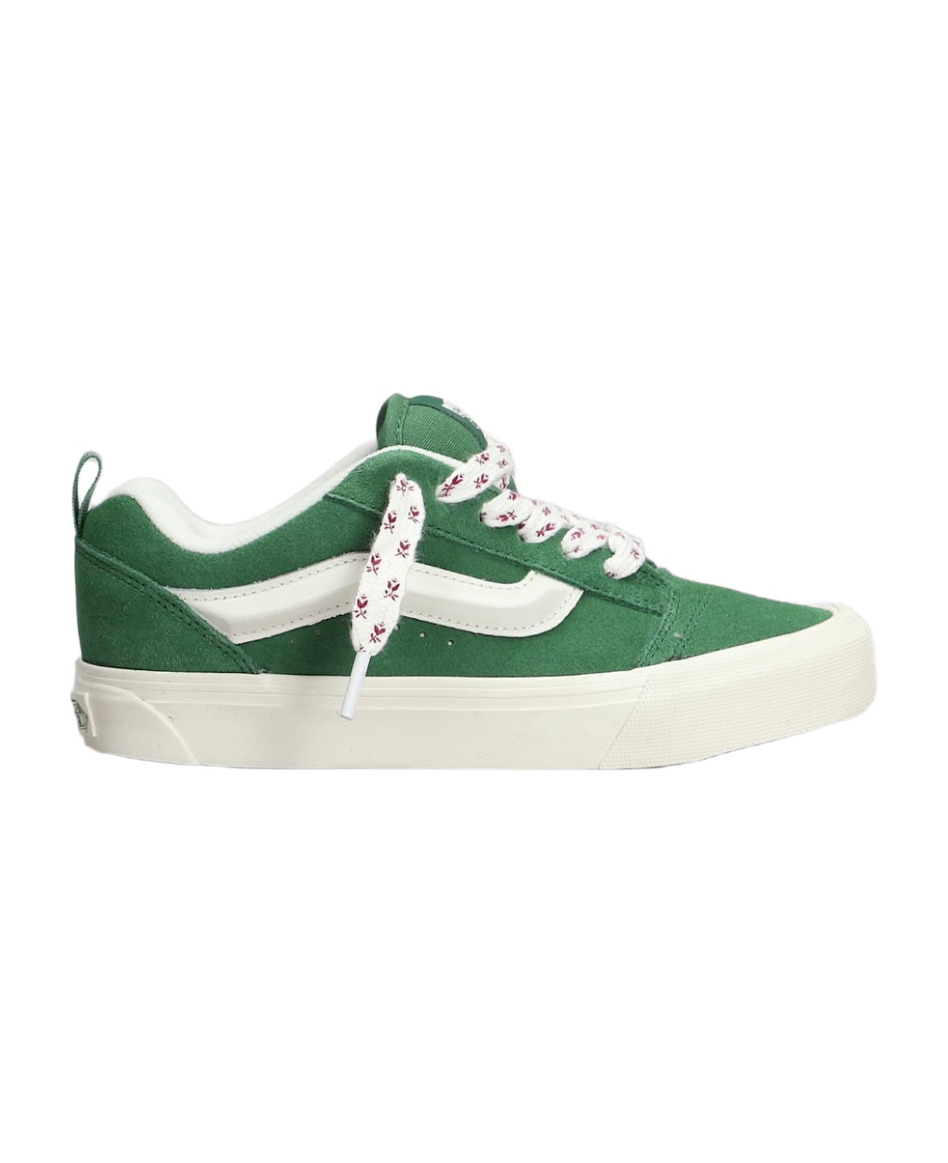 Vans Knu Skool Sneakers In Green Suede - green