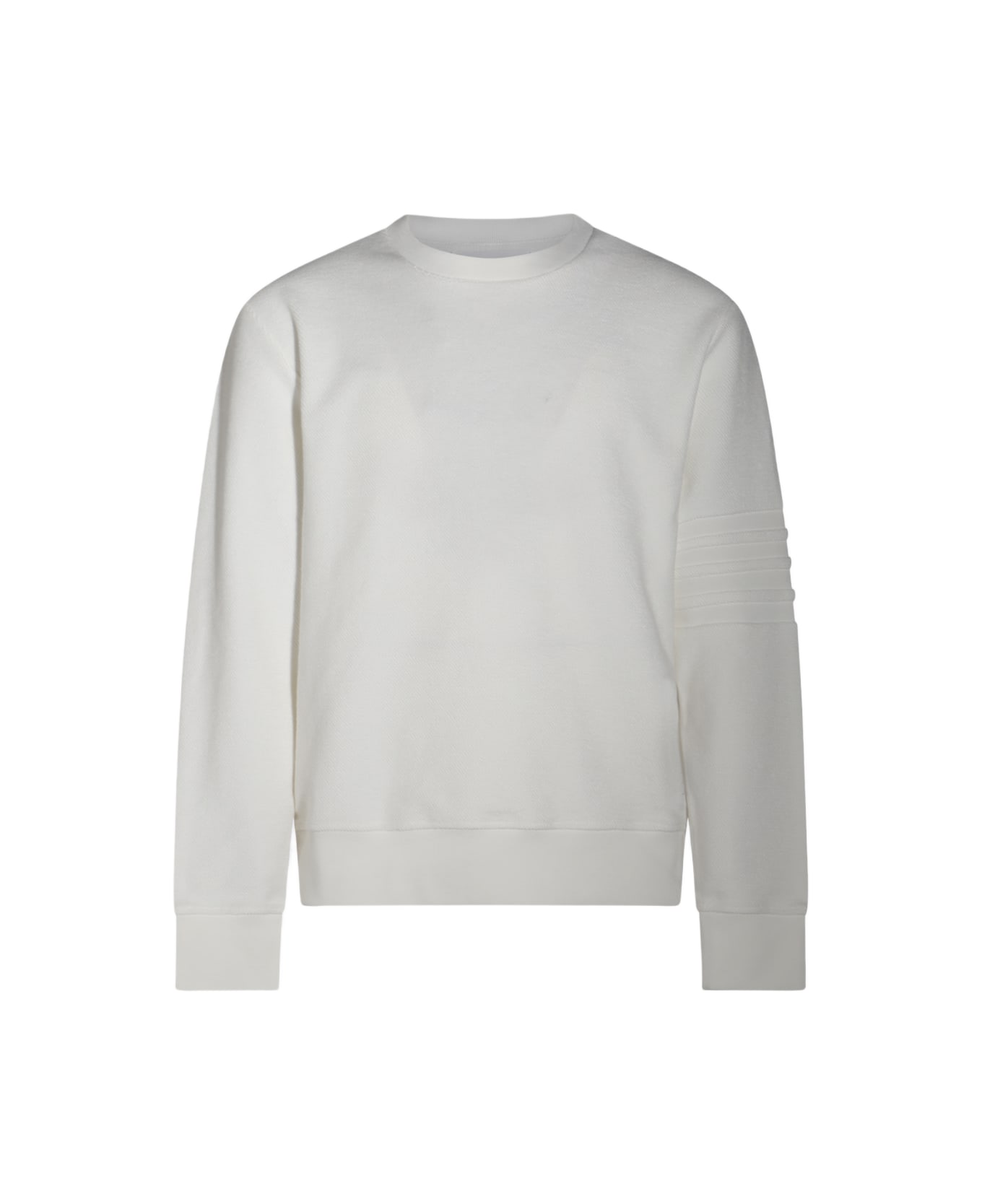 Thom Browne White Cotton Sweatshirt - White