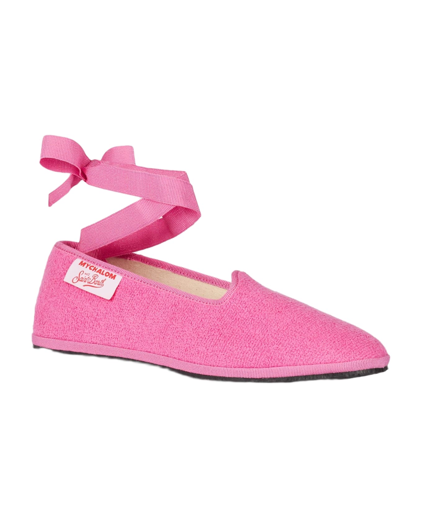 MC2 Saint Barth Woman Pink Terry Slipper Loafer | My Chalom Special Edition - PINK