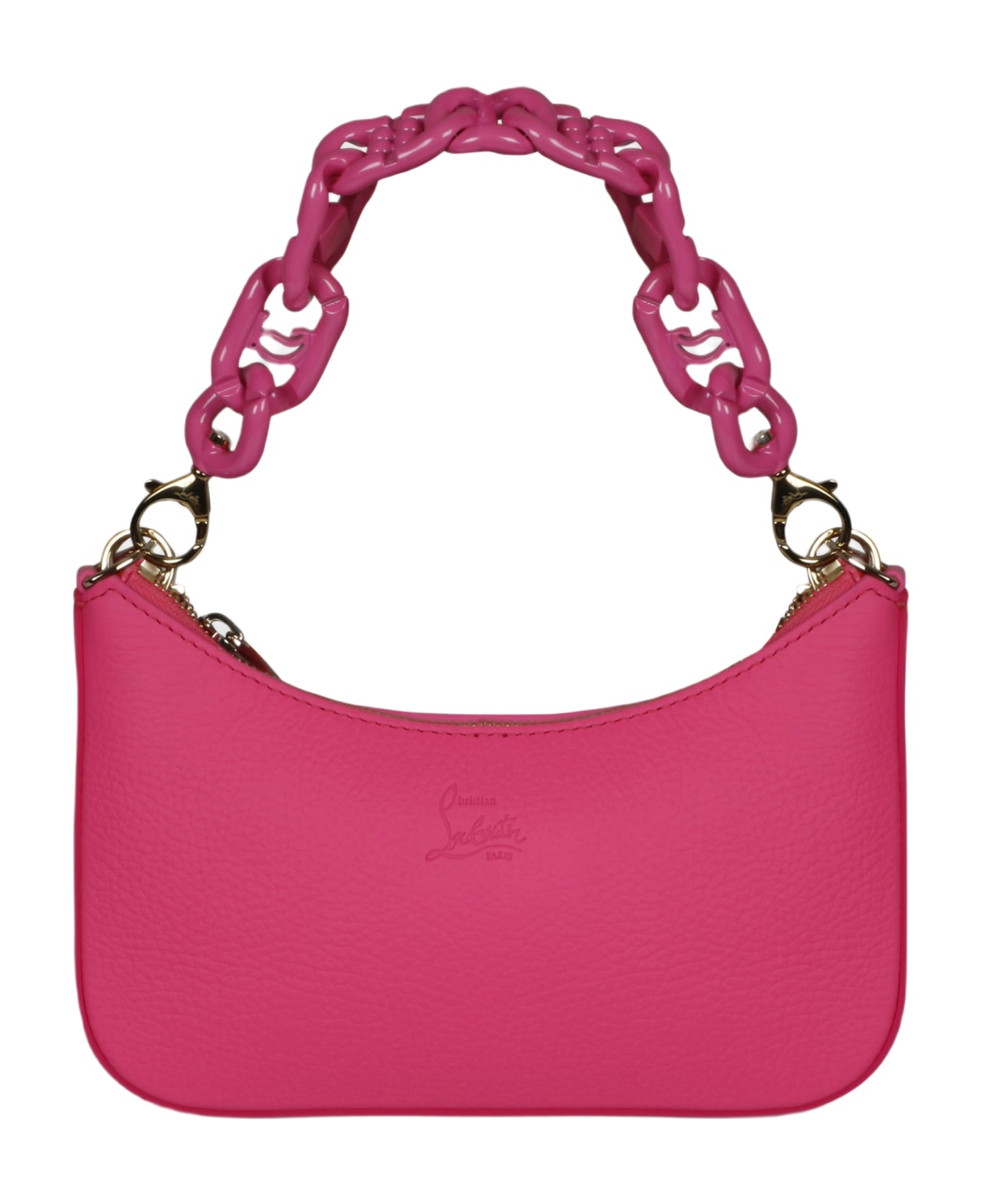 Christian Louboutin Loubila Chain Mini Bag - Pink & Purple