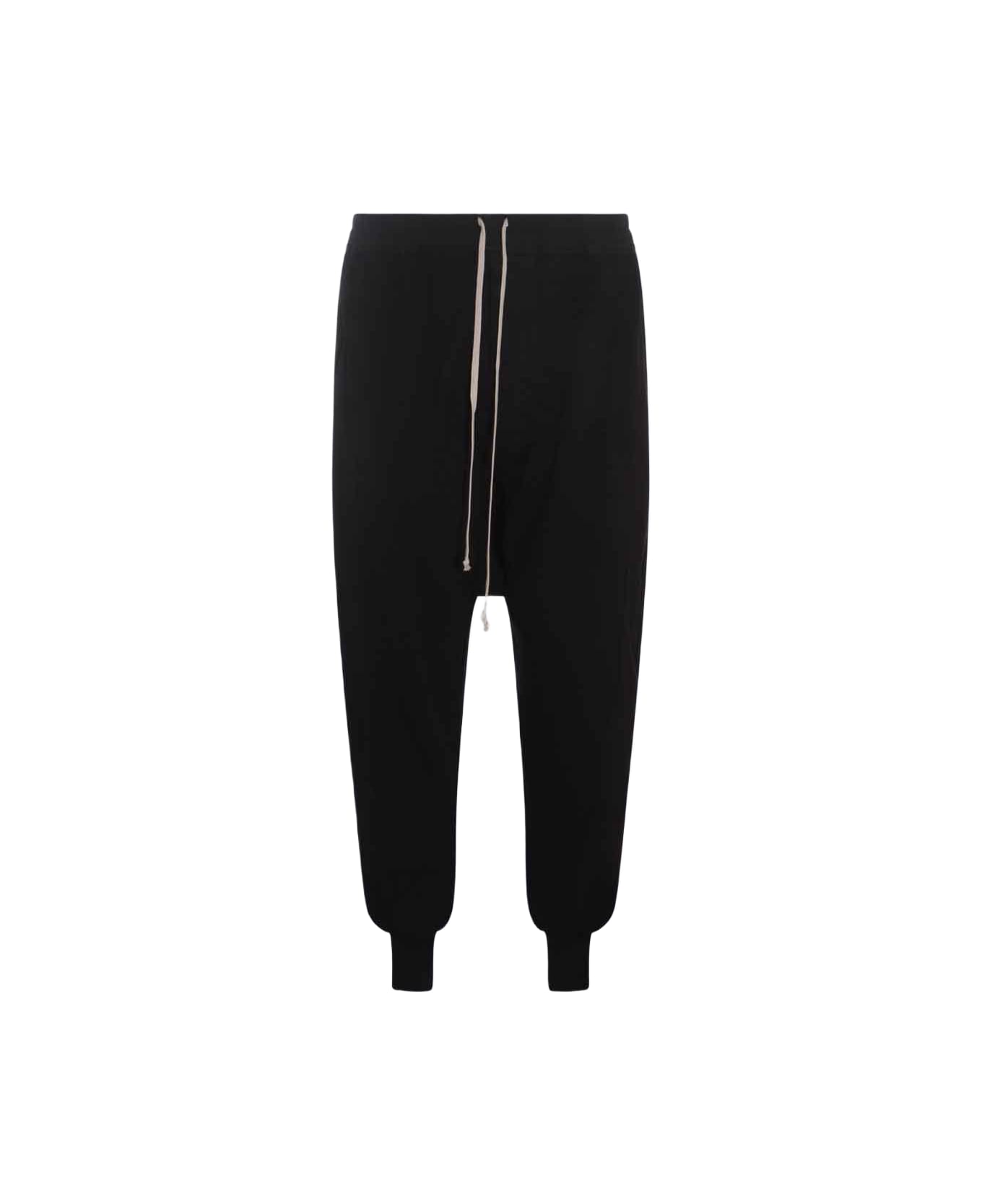 DRKSHDW Black Cotton Pants - Black スウェットパンツ