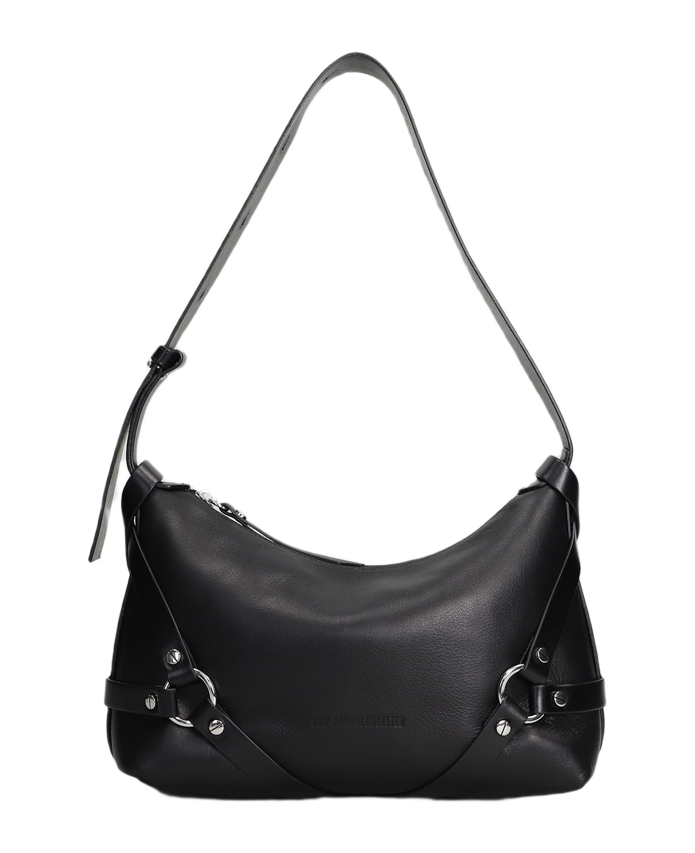 Ann Demeulemeester Tamar Shoulder Bag In Black Leather - black