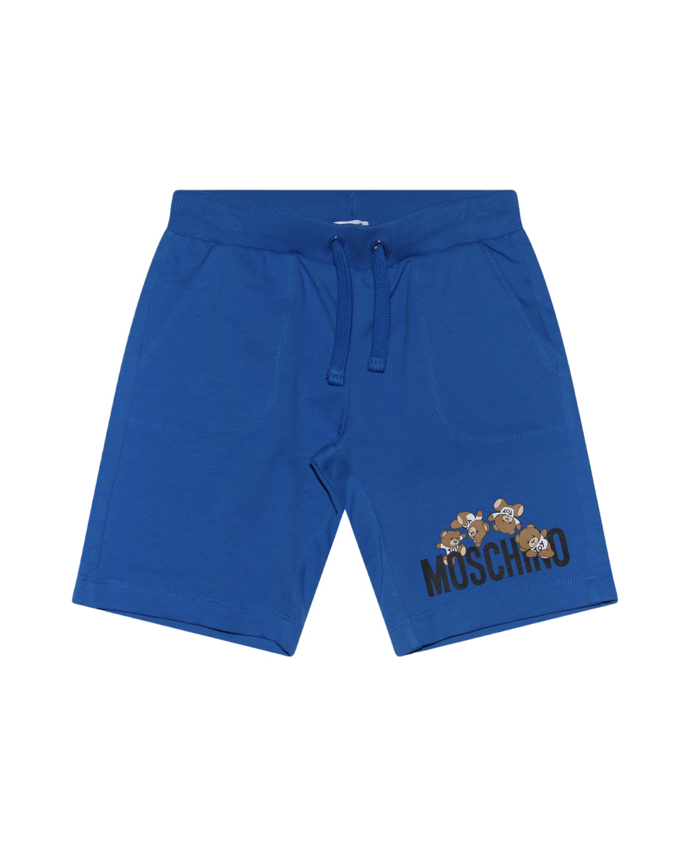 Moschino Blue Cotton Shorts - VICTORIA BLUE ボトムス