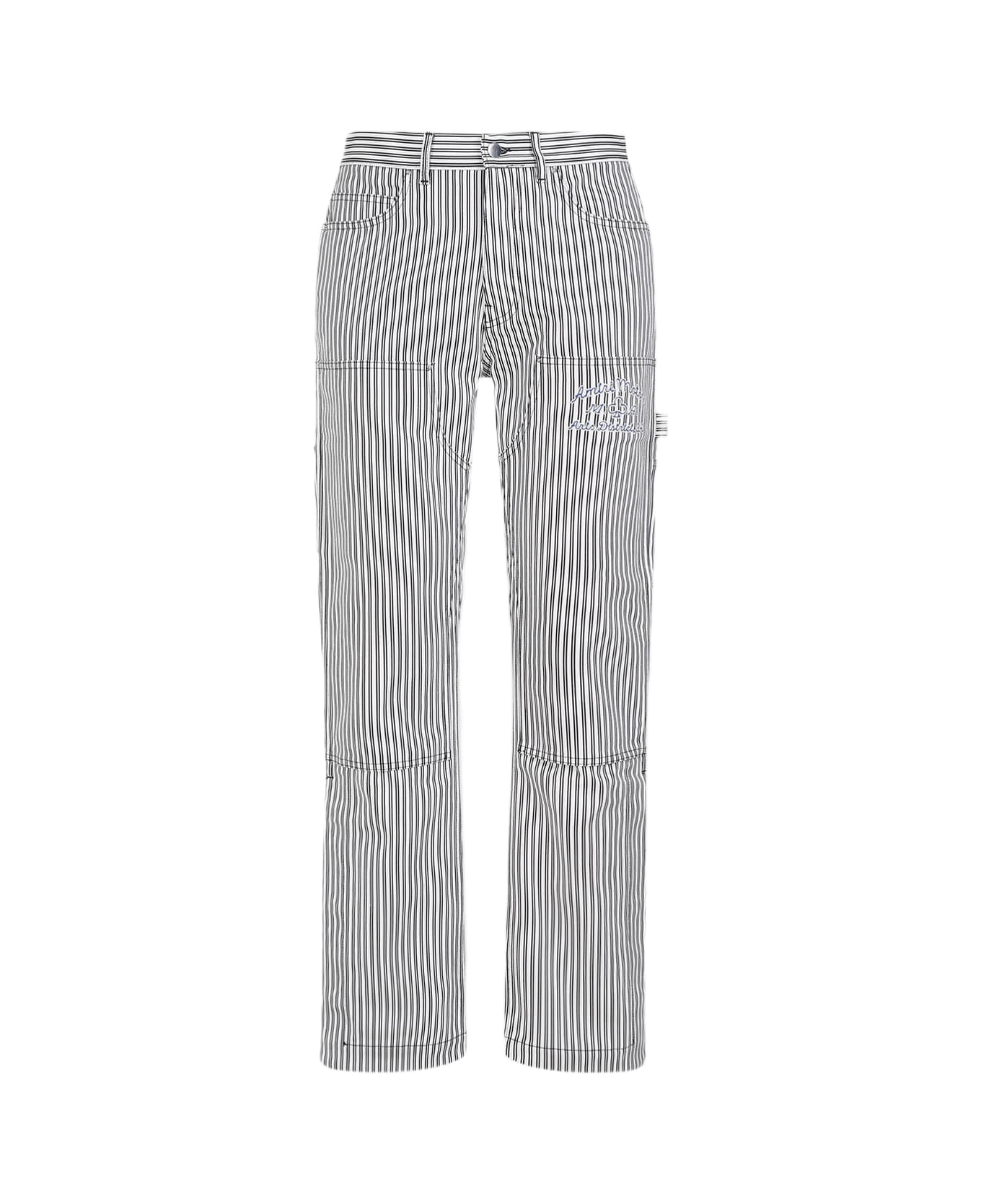 AMIRI Motors Carpenter Pant - Black White
