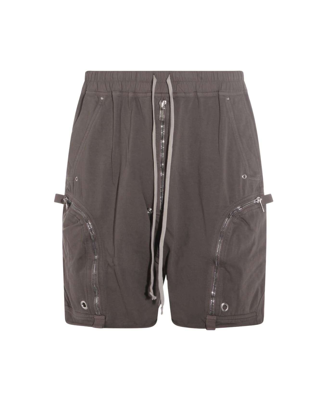 DRKSHDW Dust Brown Cotton Shorts - DUST