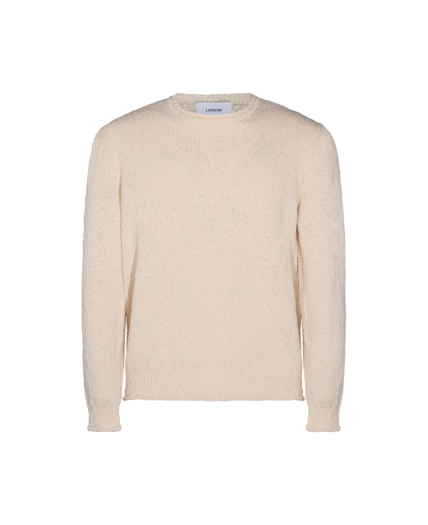 Lardini White Cotton Knitwear - Beige
