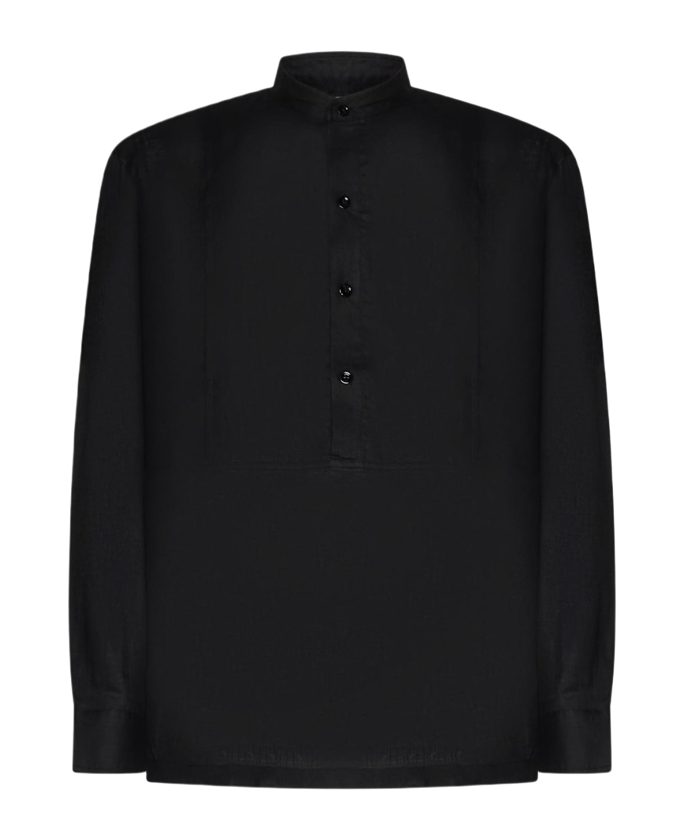 PT Torino Mariner Linen Shirt - Black