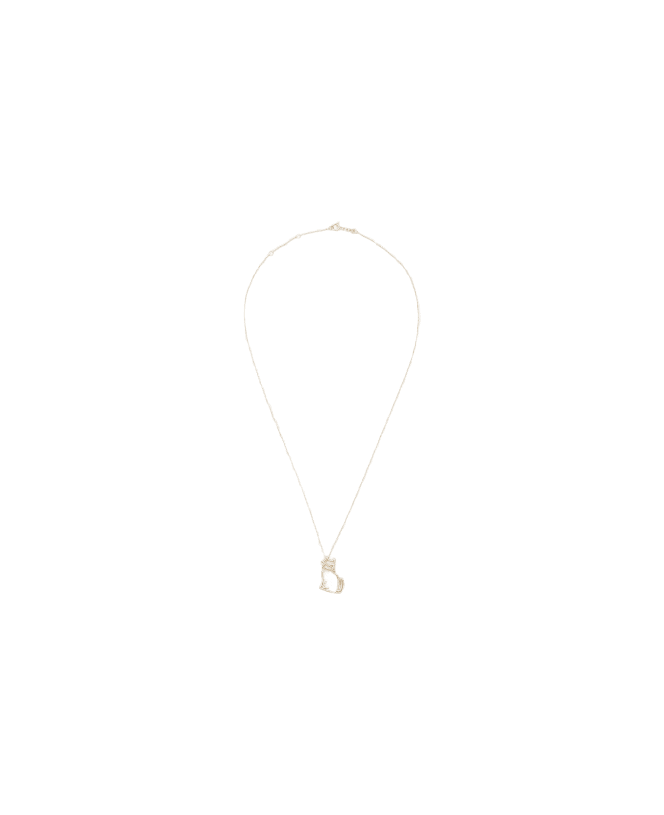 Aliita 'miau' Gold Pendant Necklace - Gold