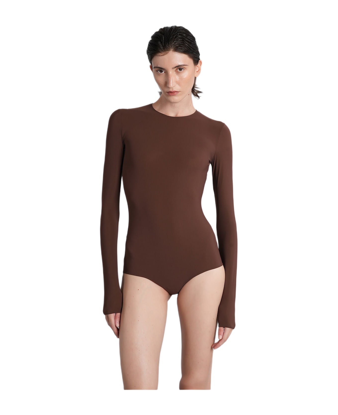 Maison Margiela Body In Brown Polyamide