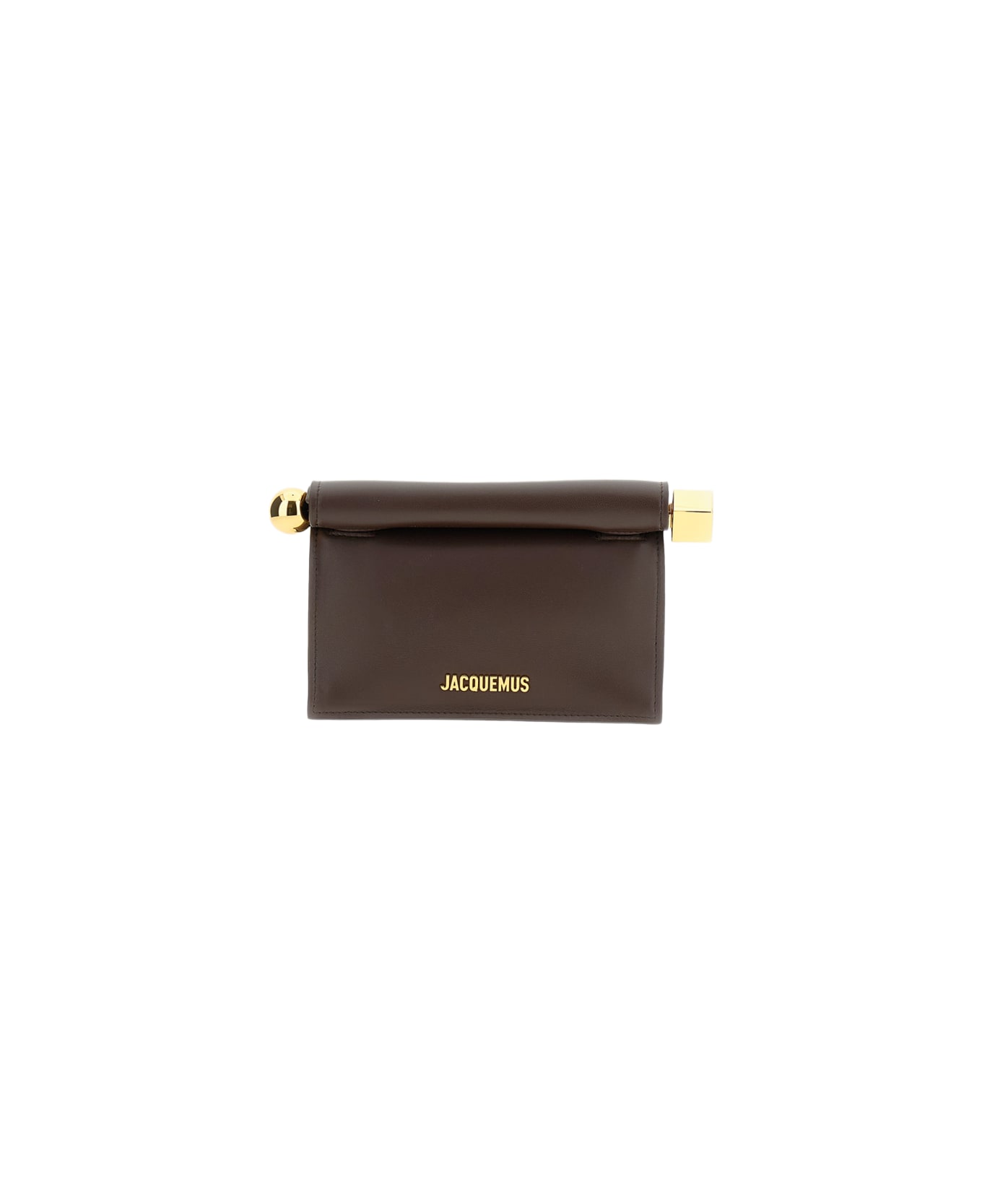 Jacquemus La Petite Pochette Ronde Carre - Brown