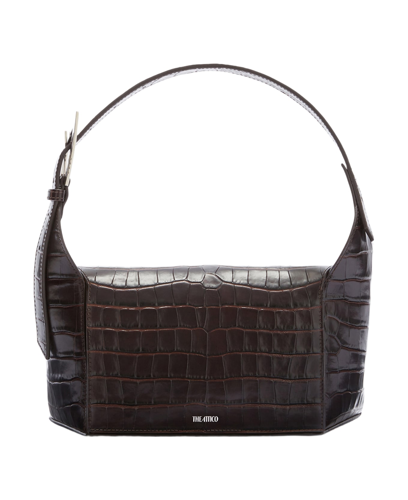 The Attico 7/7 Shoulder Bag - Brown
