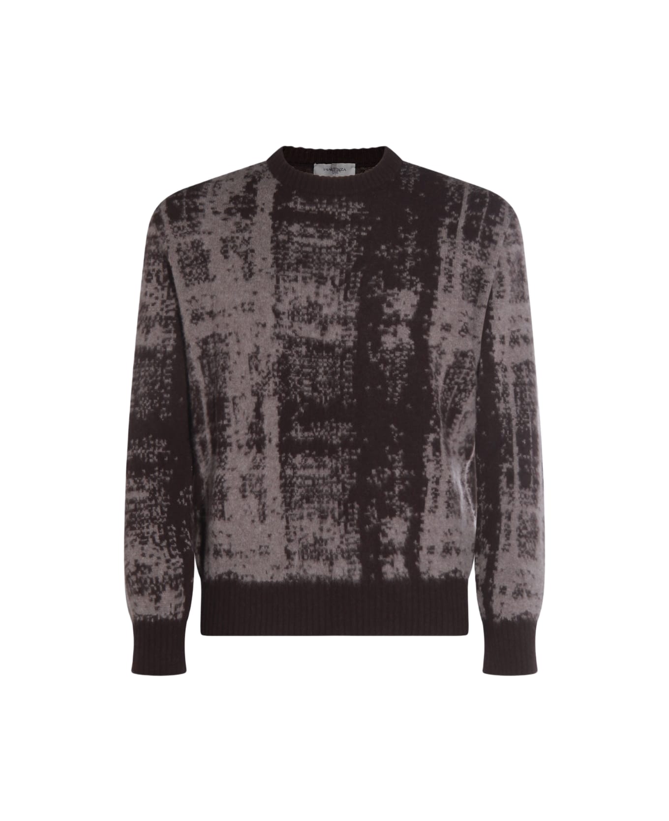 Piacenza Cashmere Brown Wool Knitwear - Fantasia