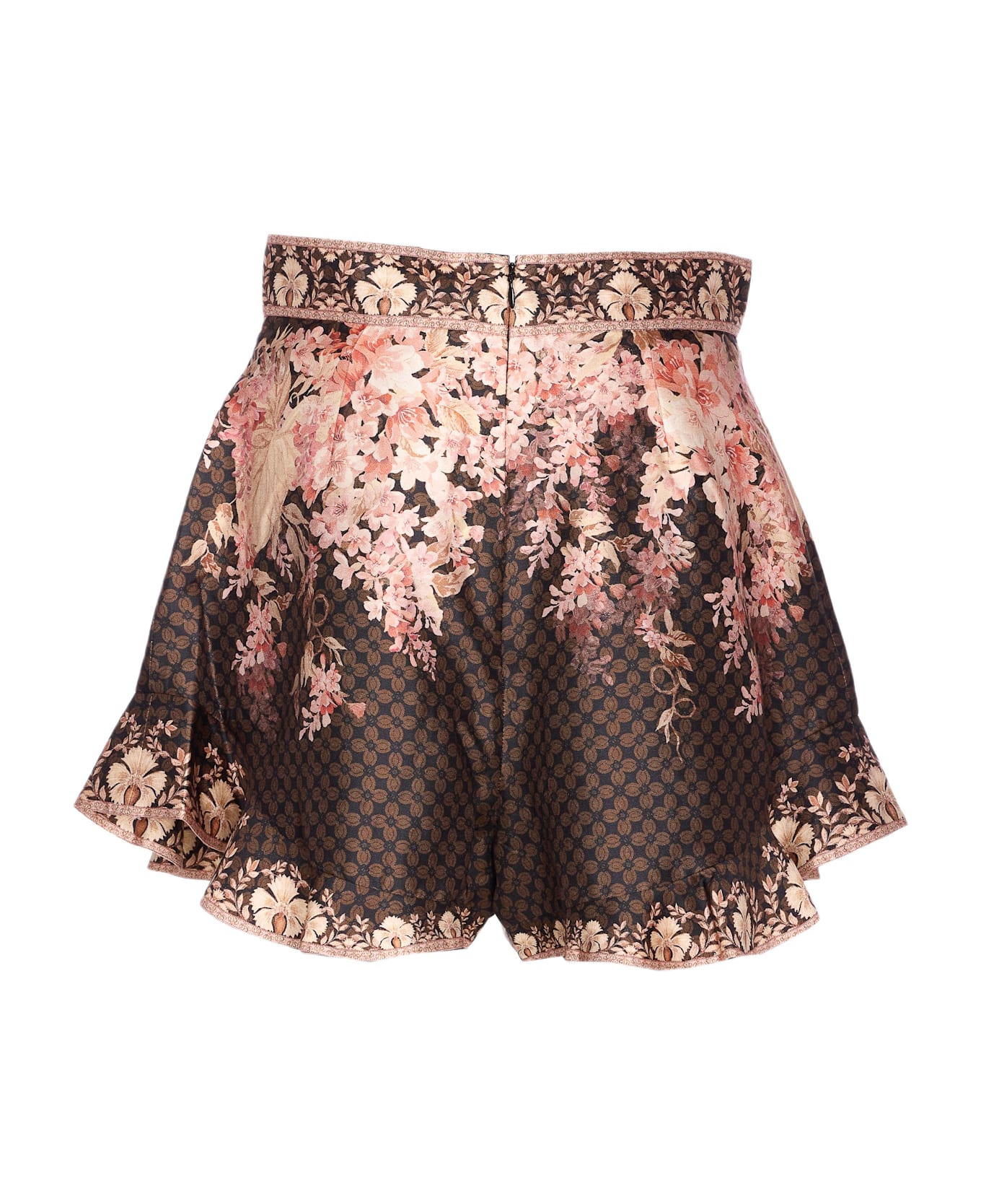 Zimmermann Illuminate Flutter Shorts - BLACKFLORAL