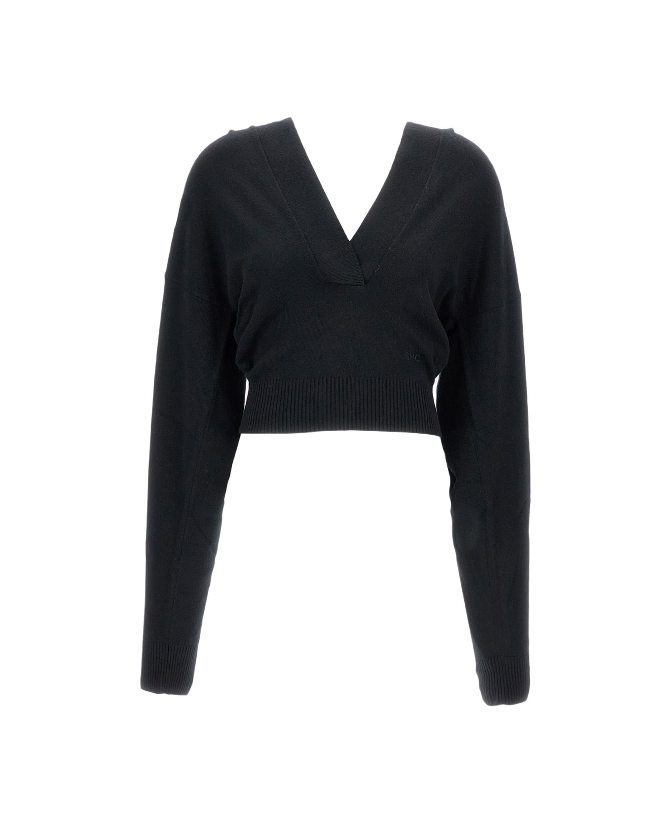 Stella McCartney Cosy Knit Hoodie - Black