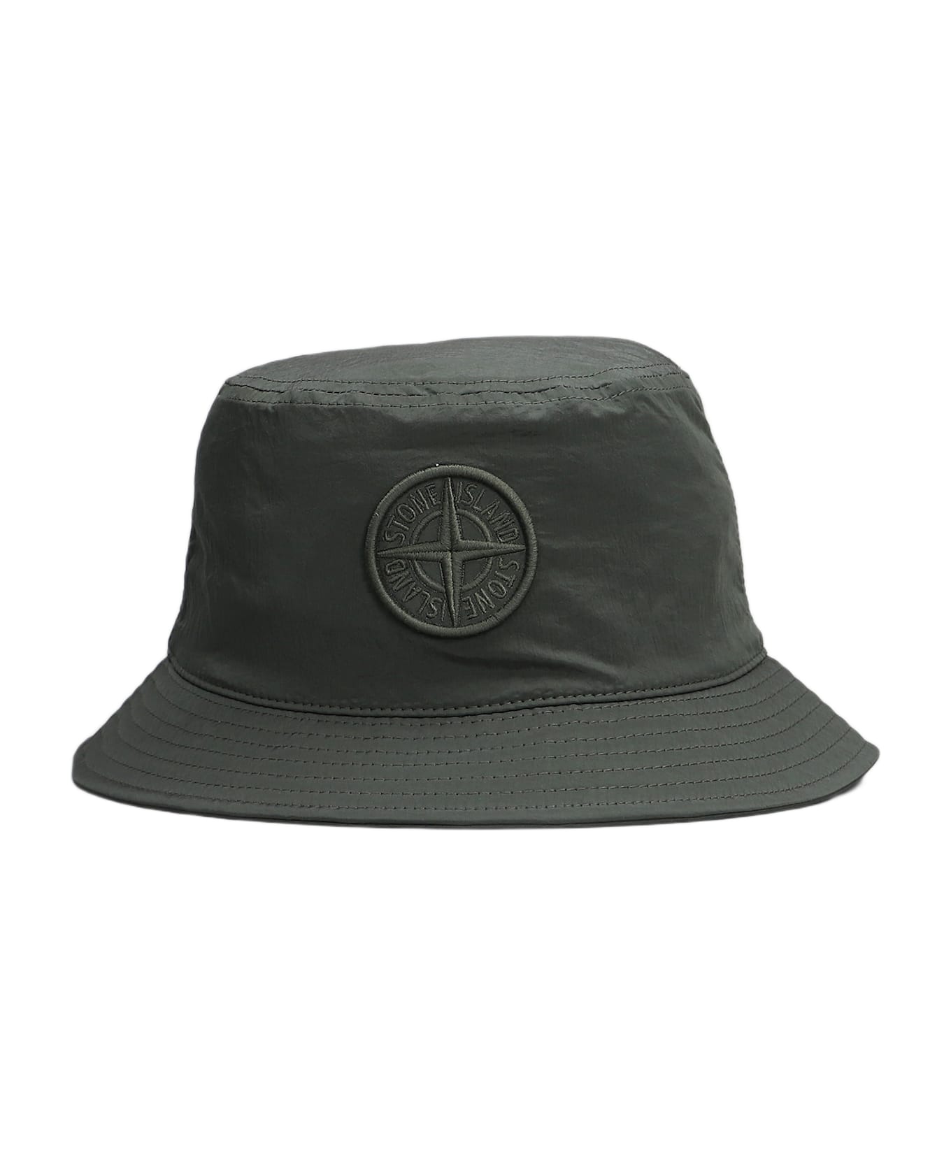Stone Island Hats In Green Polyamide - MUSK
