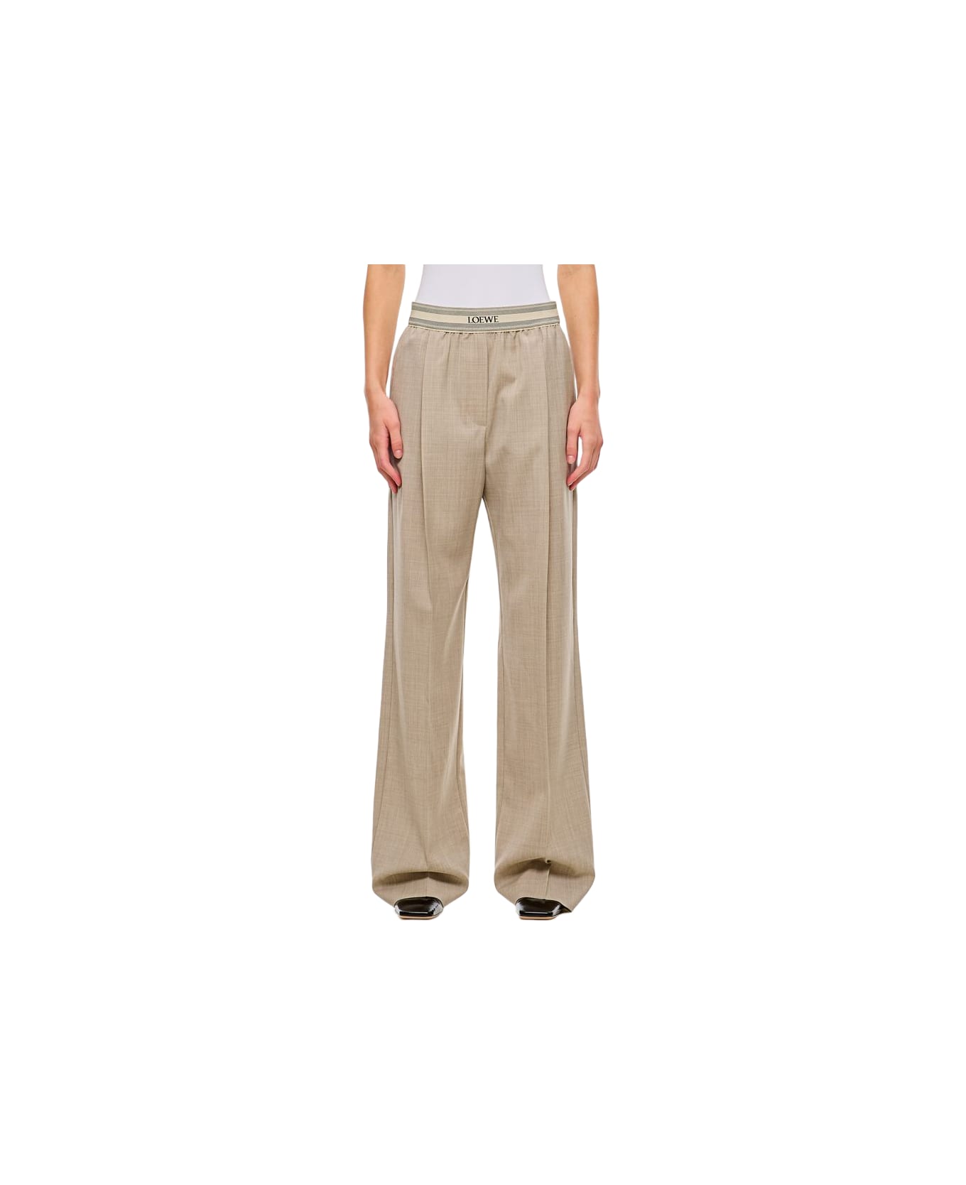 Loewe Wide Pants - Beige