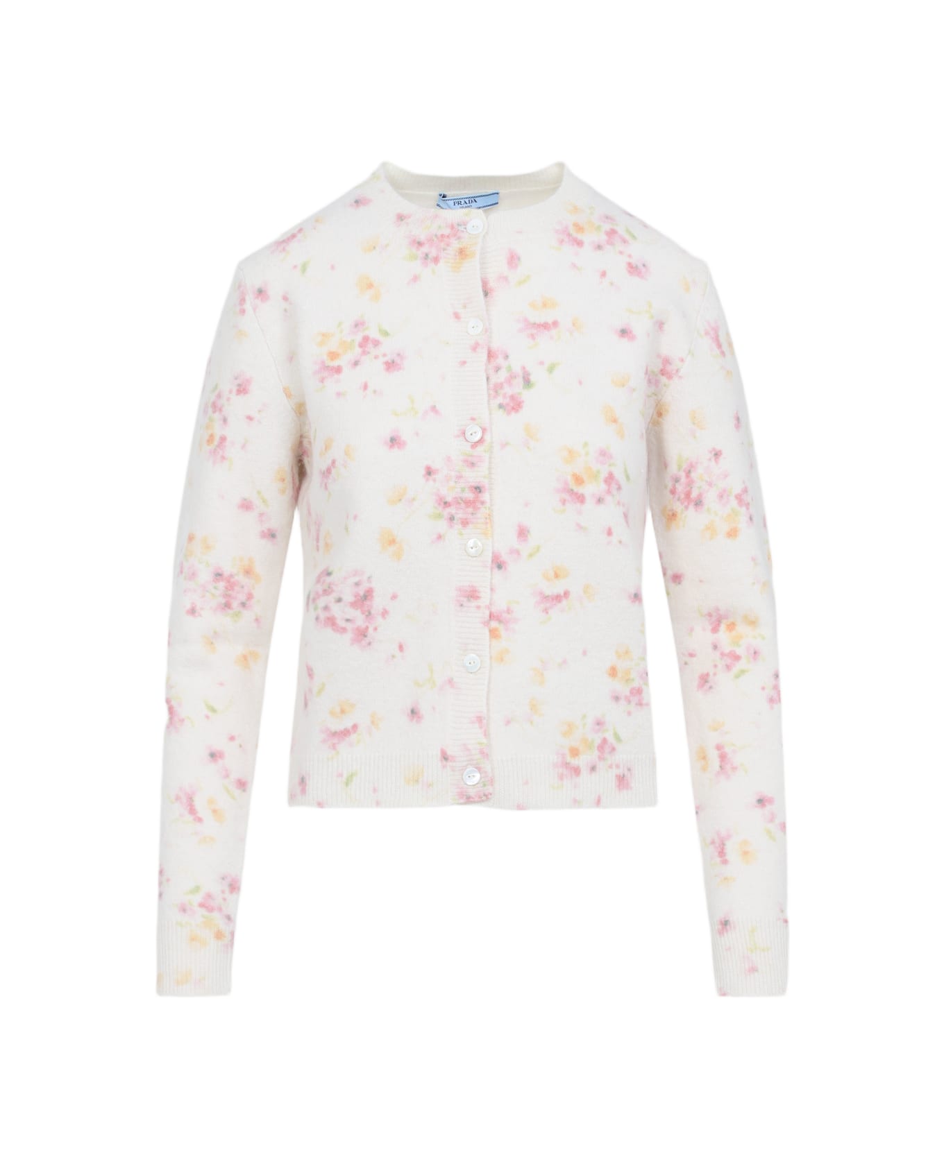 Prada Virgin Wool Cardigan - Begonia