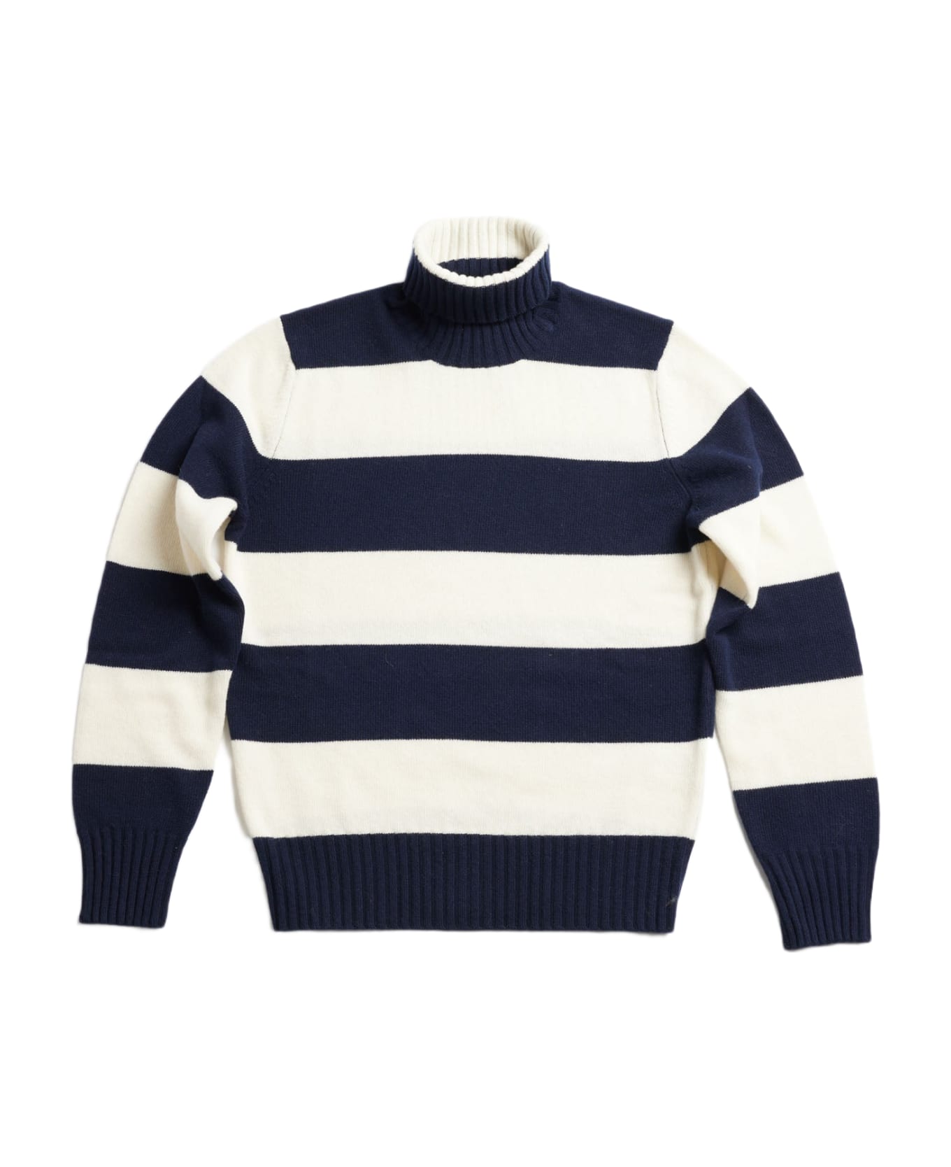 doppiaa Aaitor Striped Turtleneck ニットウェア