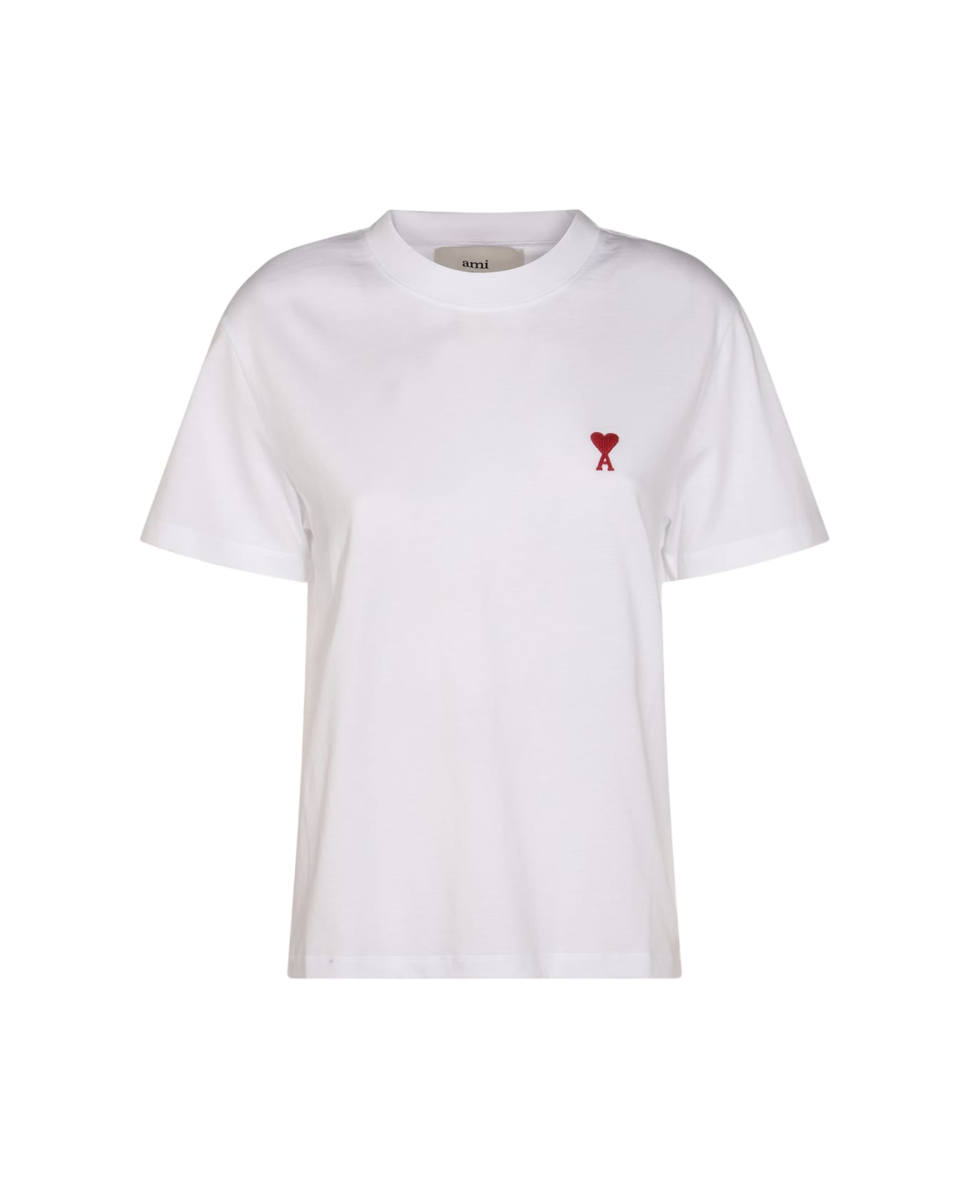 Ami Alexandre Mattiussi White Cotton T-shirt - White