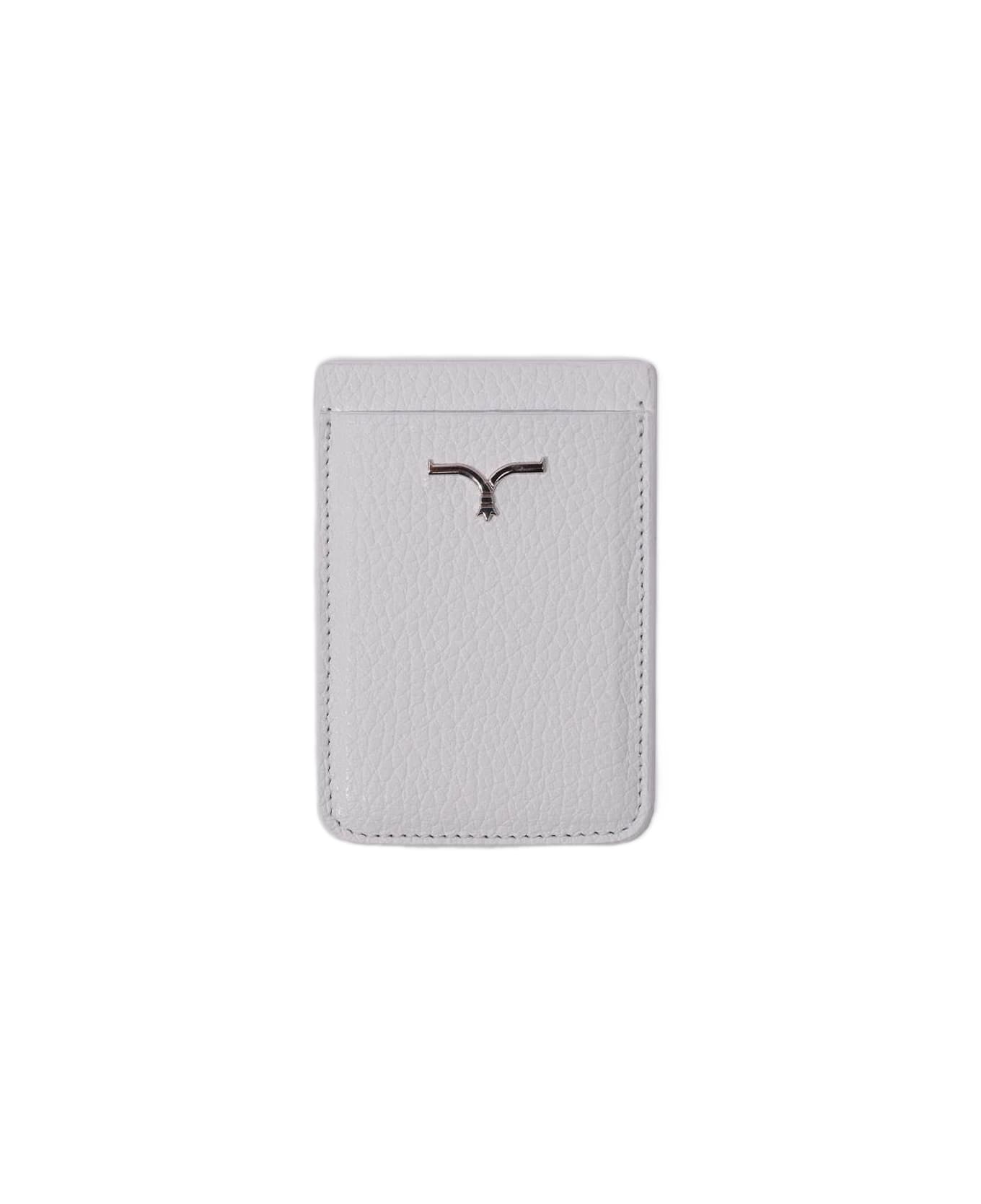 Larusmiani Magnetic Credit Card Holder For Iphone Accessory - White