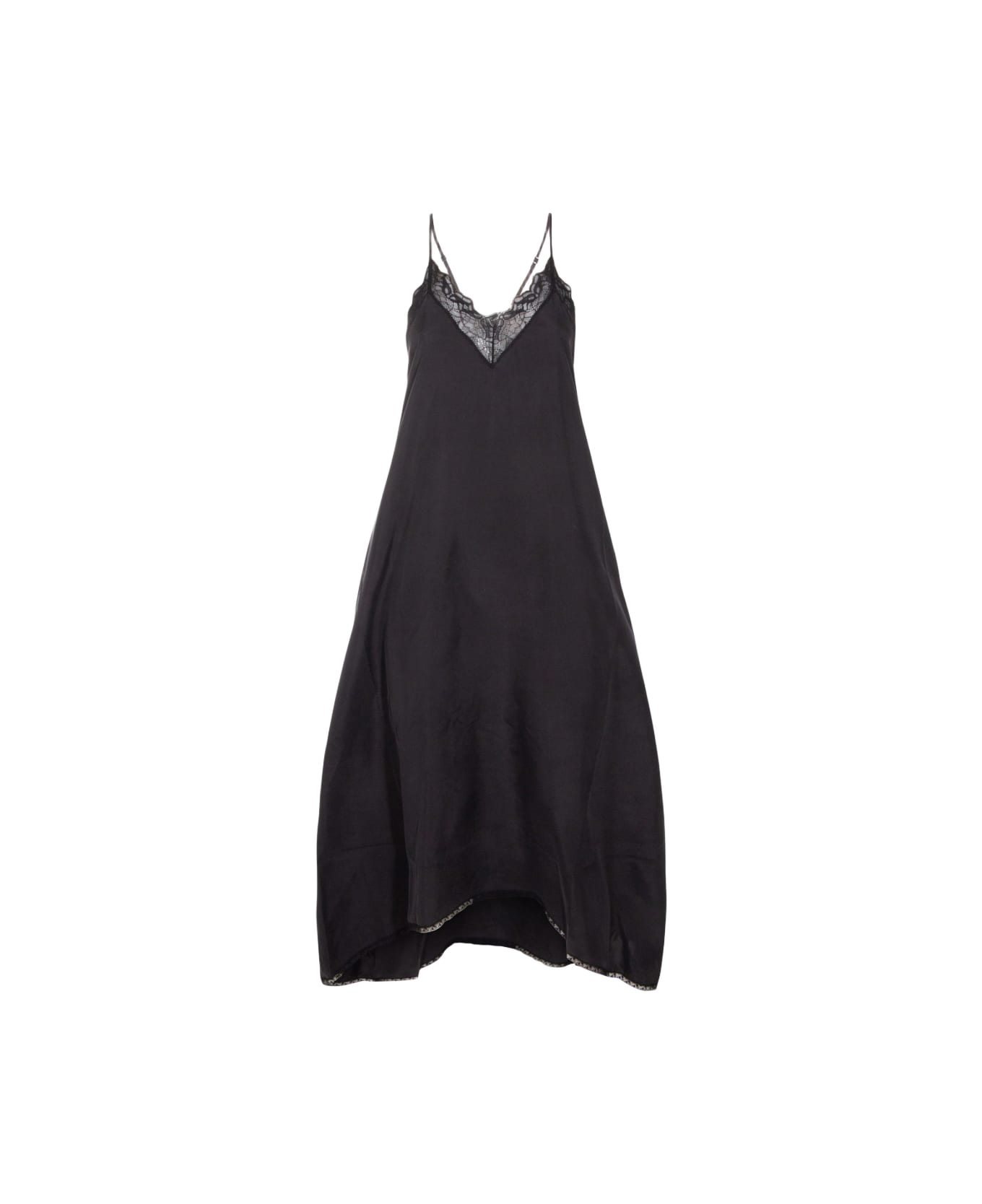 Zadig & Voltaire Black Silk Dress - Black