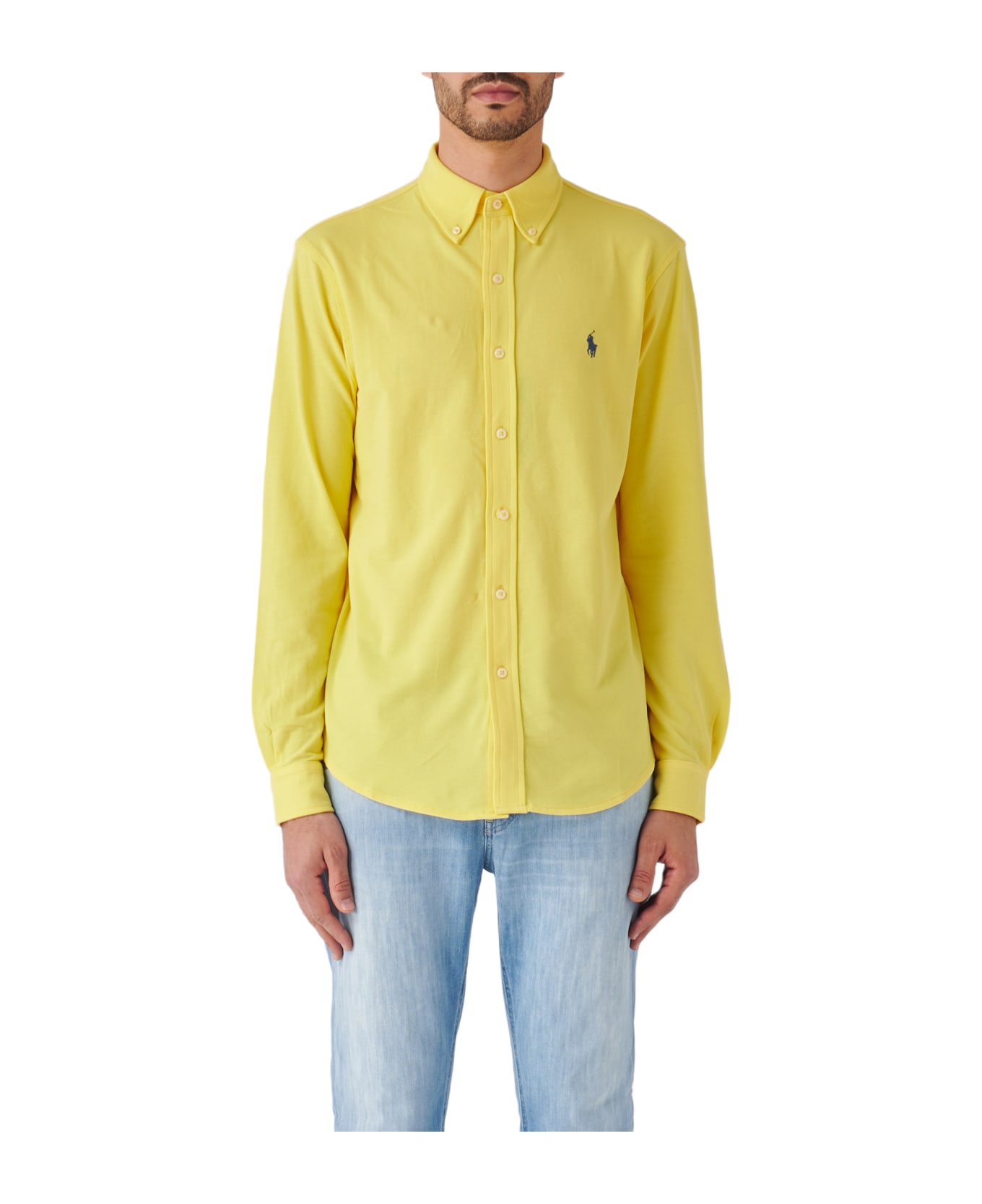 Polo Ralph Lauren Long Sleeve Sport Shirt Shirt - GIALLO シャツ