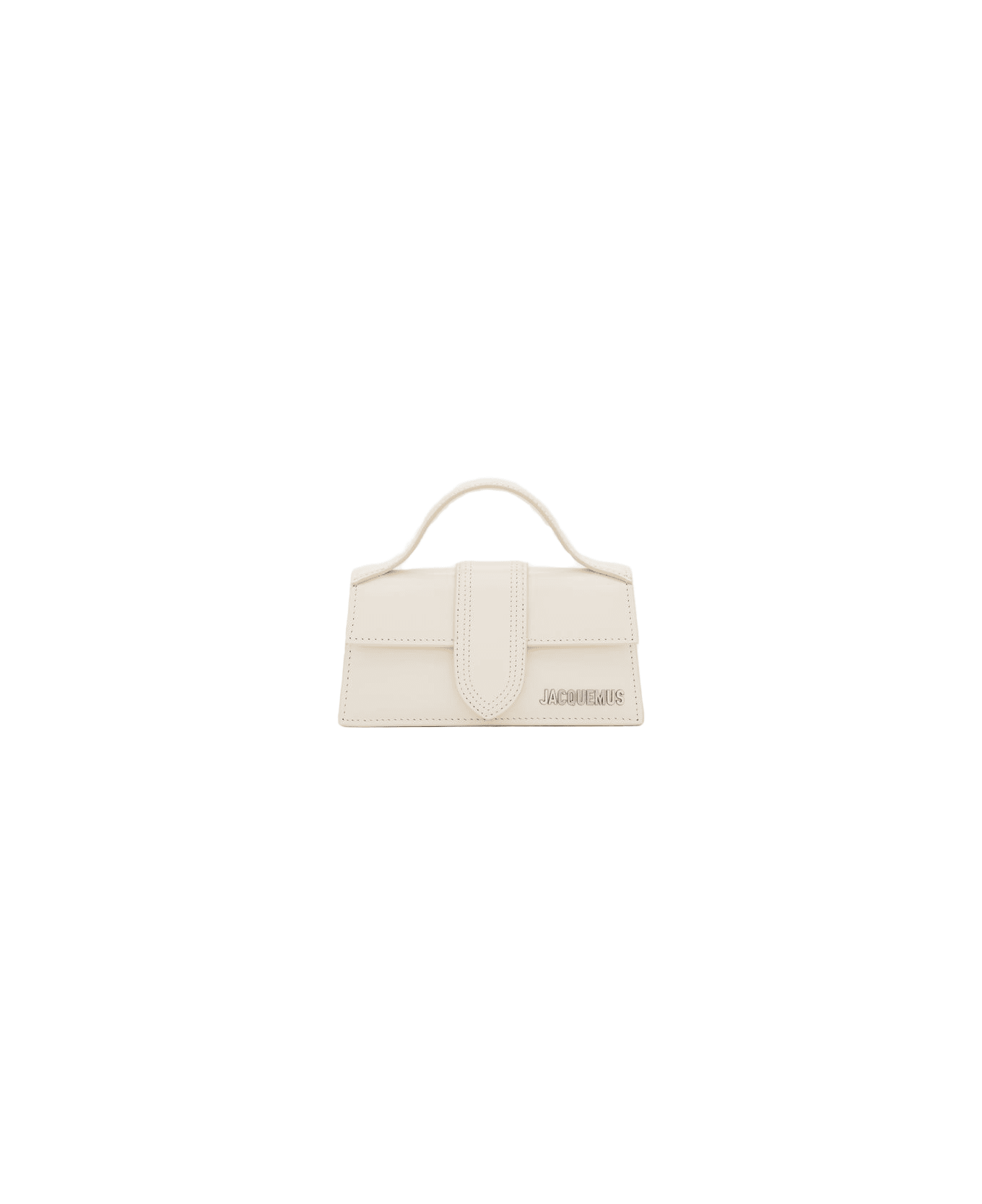 Jacquemus Le Bambino Leather Top Handle Bag - White