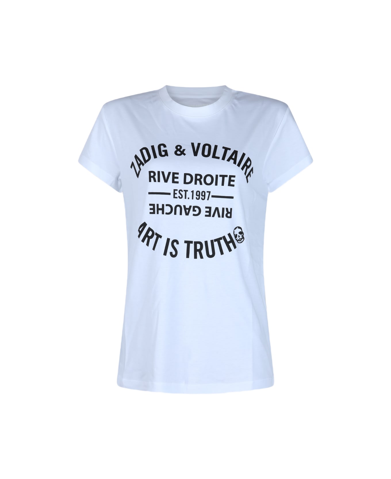Zadig & Voltaire White Cotton T-shirt - White