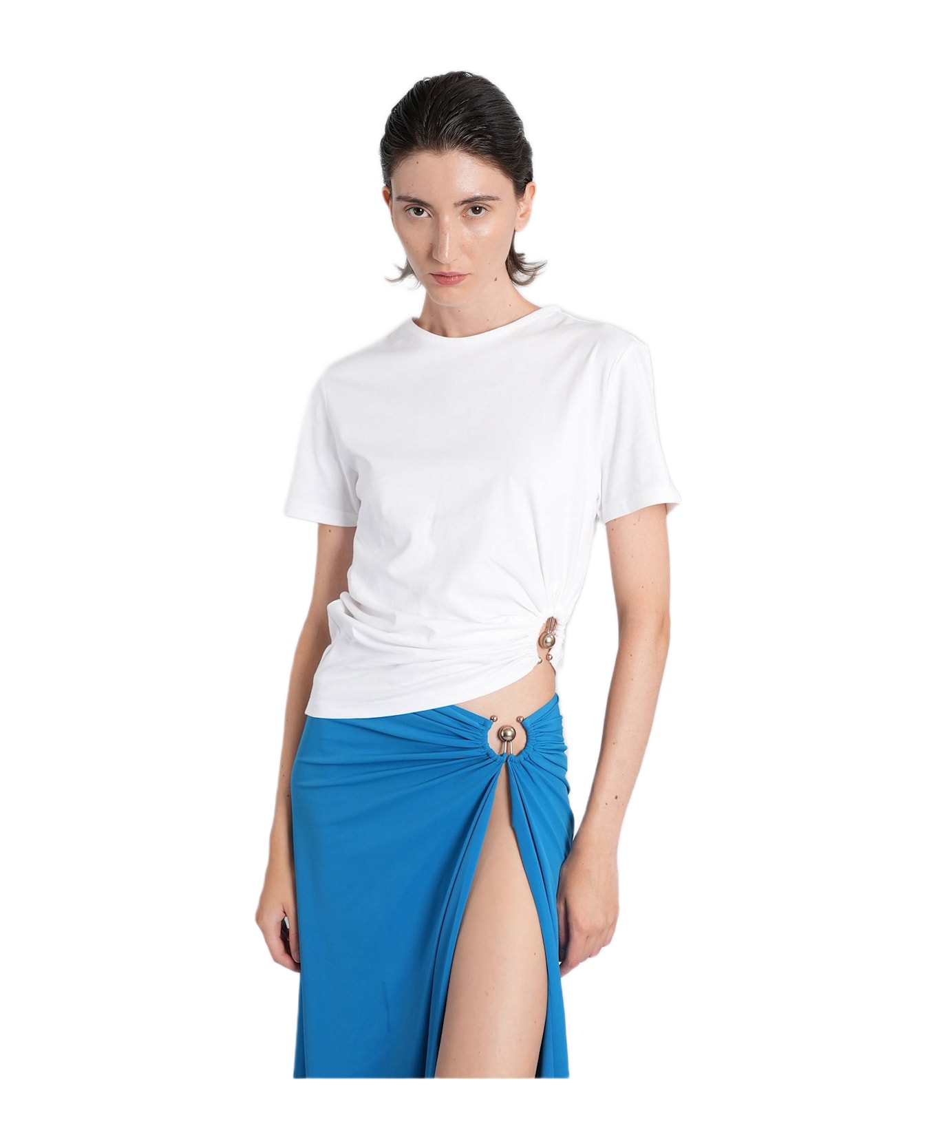 Christopher Esber T-shirt In White Cotton - white