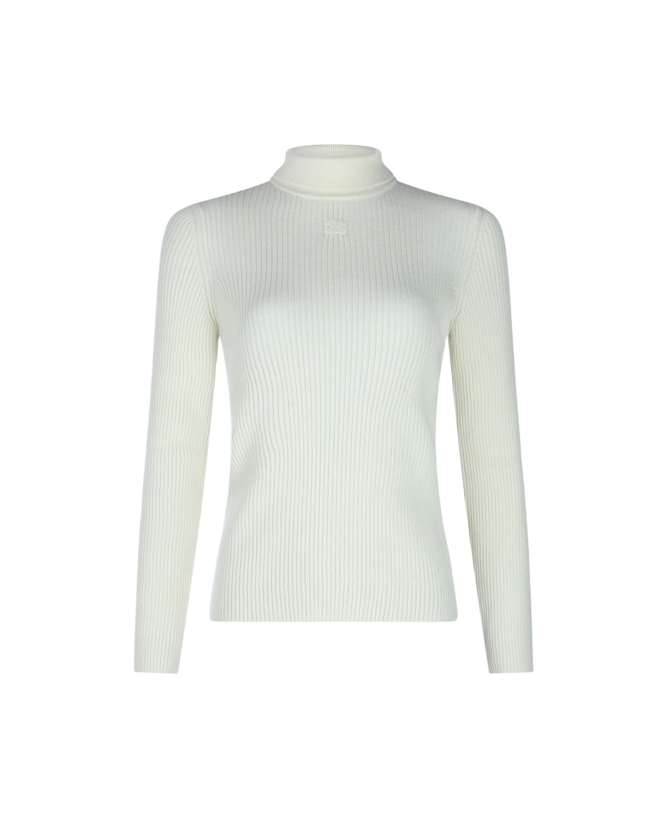 Celine White Wool Knitwear - OFF	WHITE