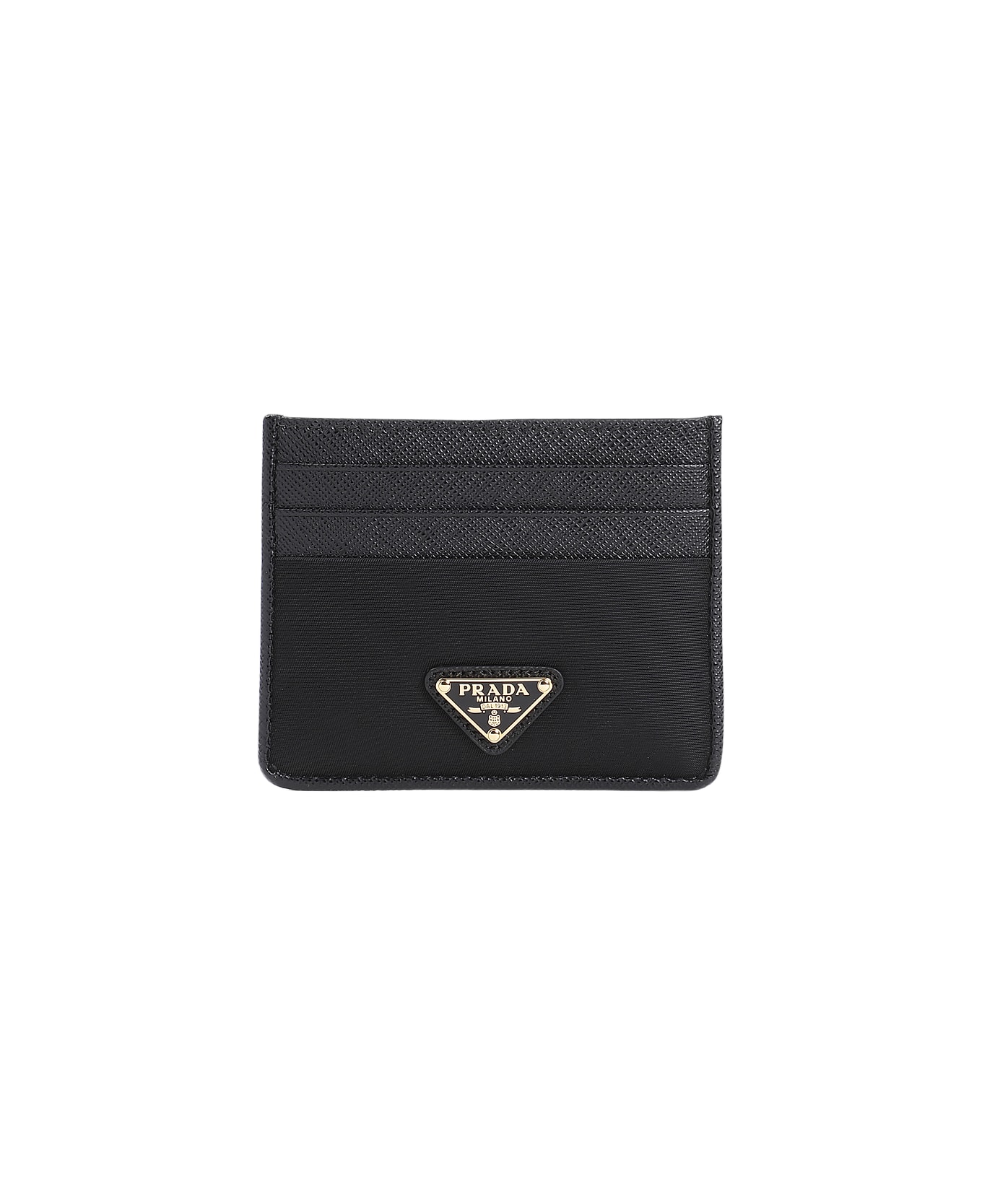 Prada Re-nylon Card Holder - Black