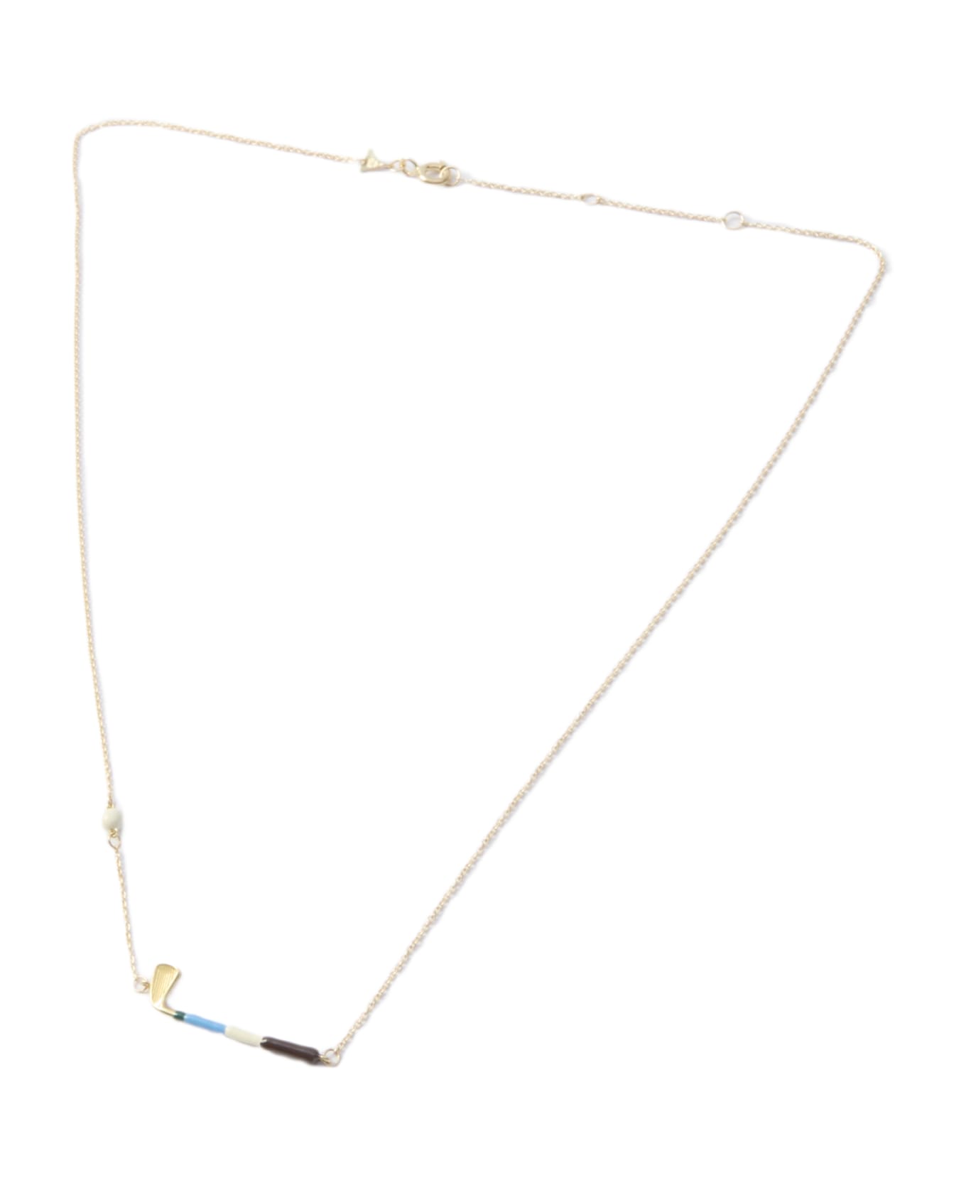 Aliita Golf Pelota Necklace - Golden