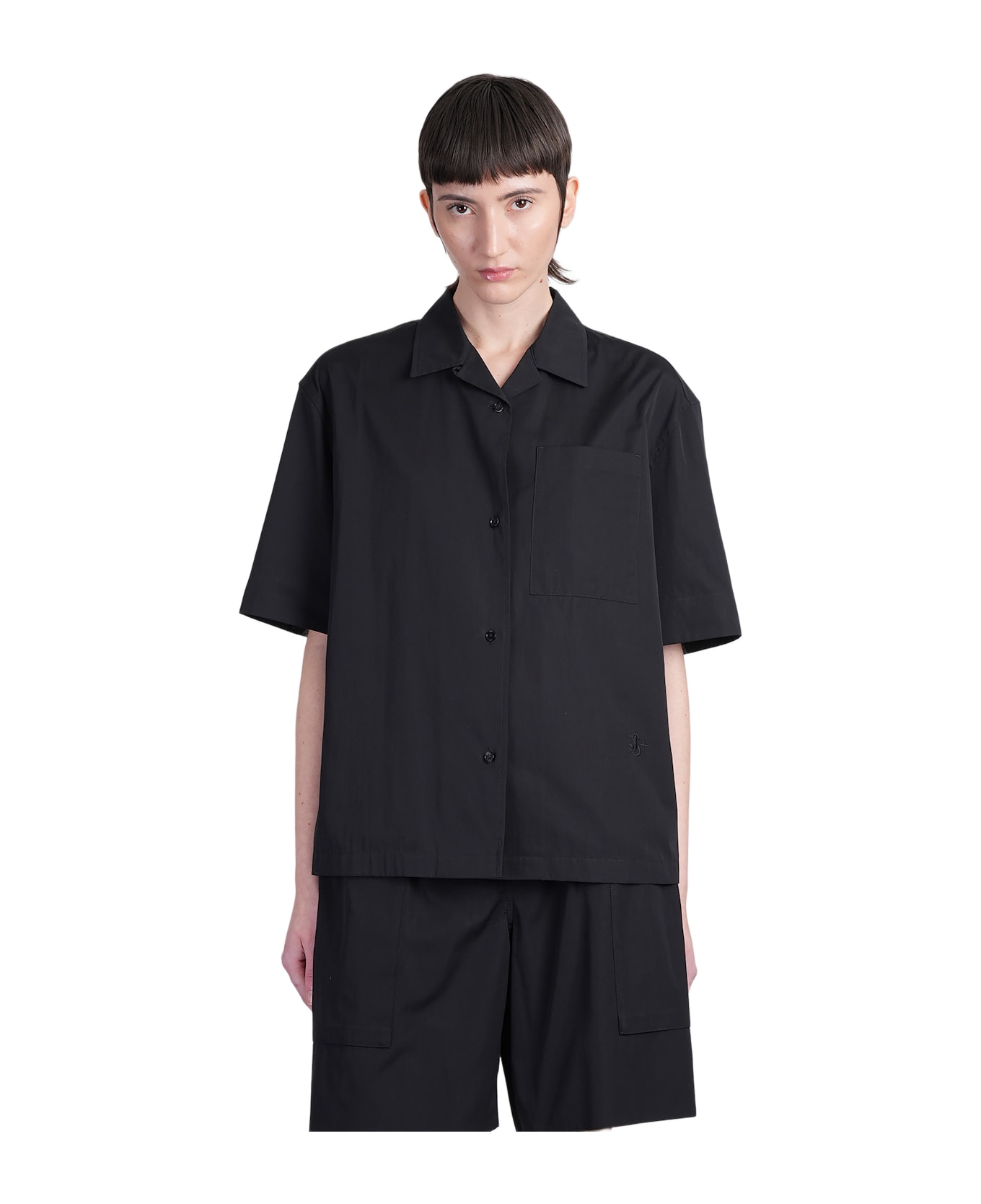 Jil Sander Shirt 164 Shirt In Black Cotton - black