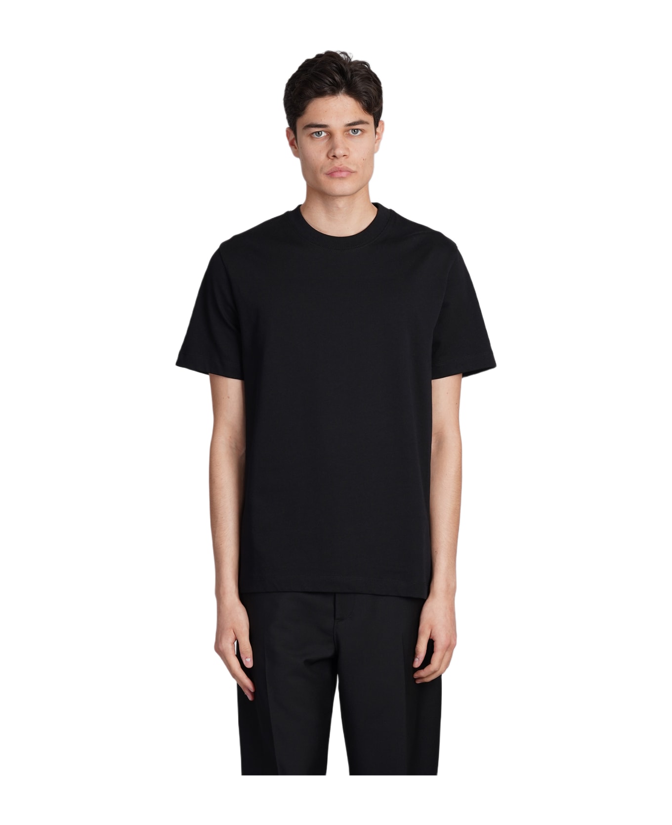 Helmut Lang T-shirt In Black Cotton - black