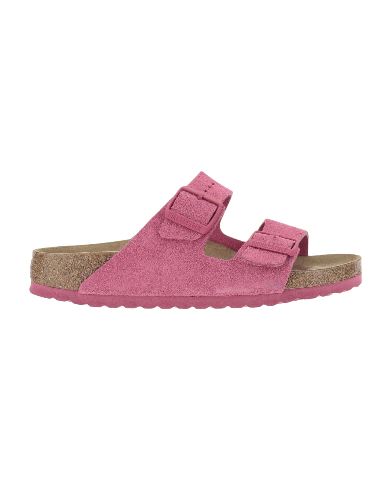Birkenstock Arizona Suede Sandals - Pink
