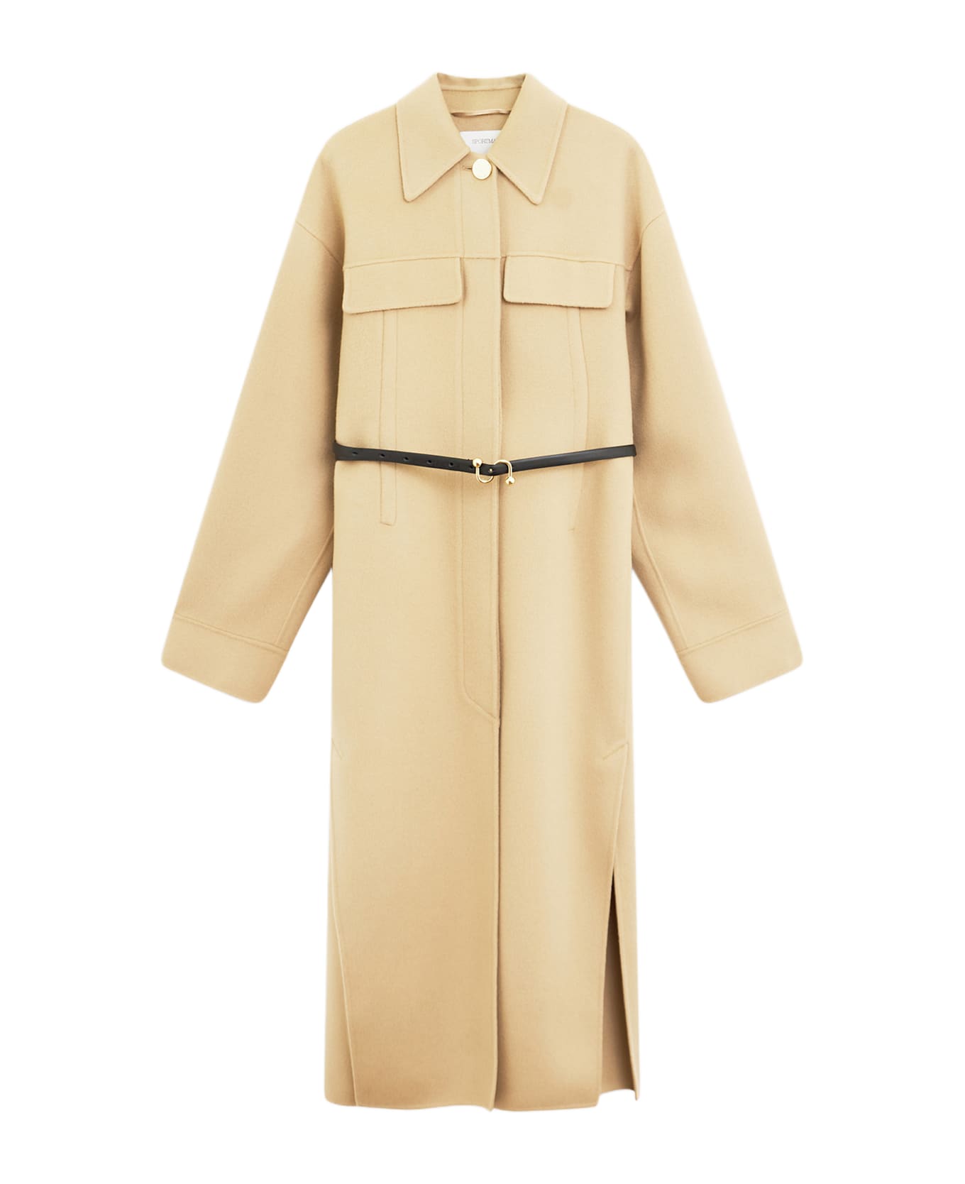 SportMax Olio Coat - BEIGE