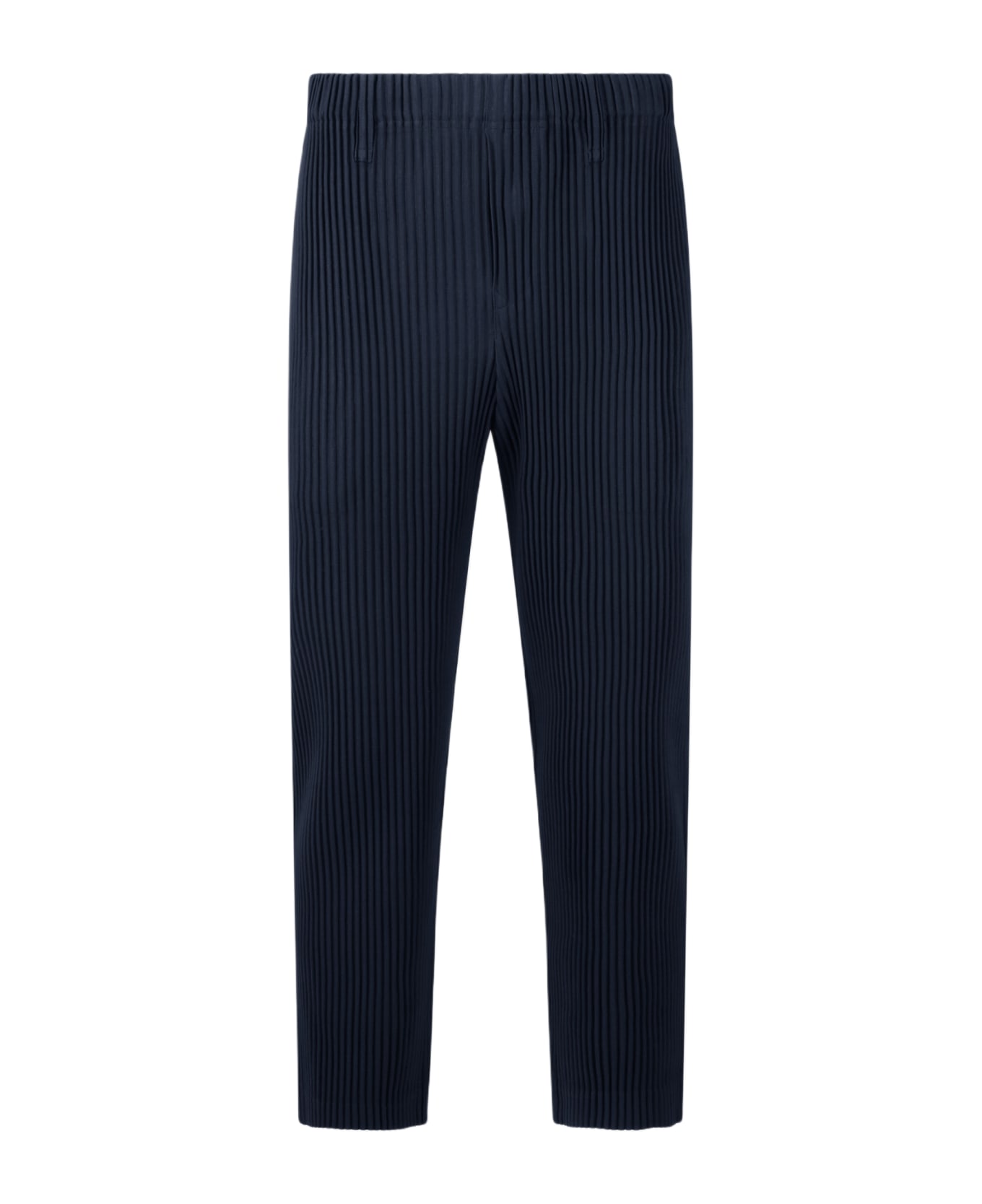 Homme Plissé Issey Miyake Basic Pleated Trousers - Blue