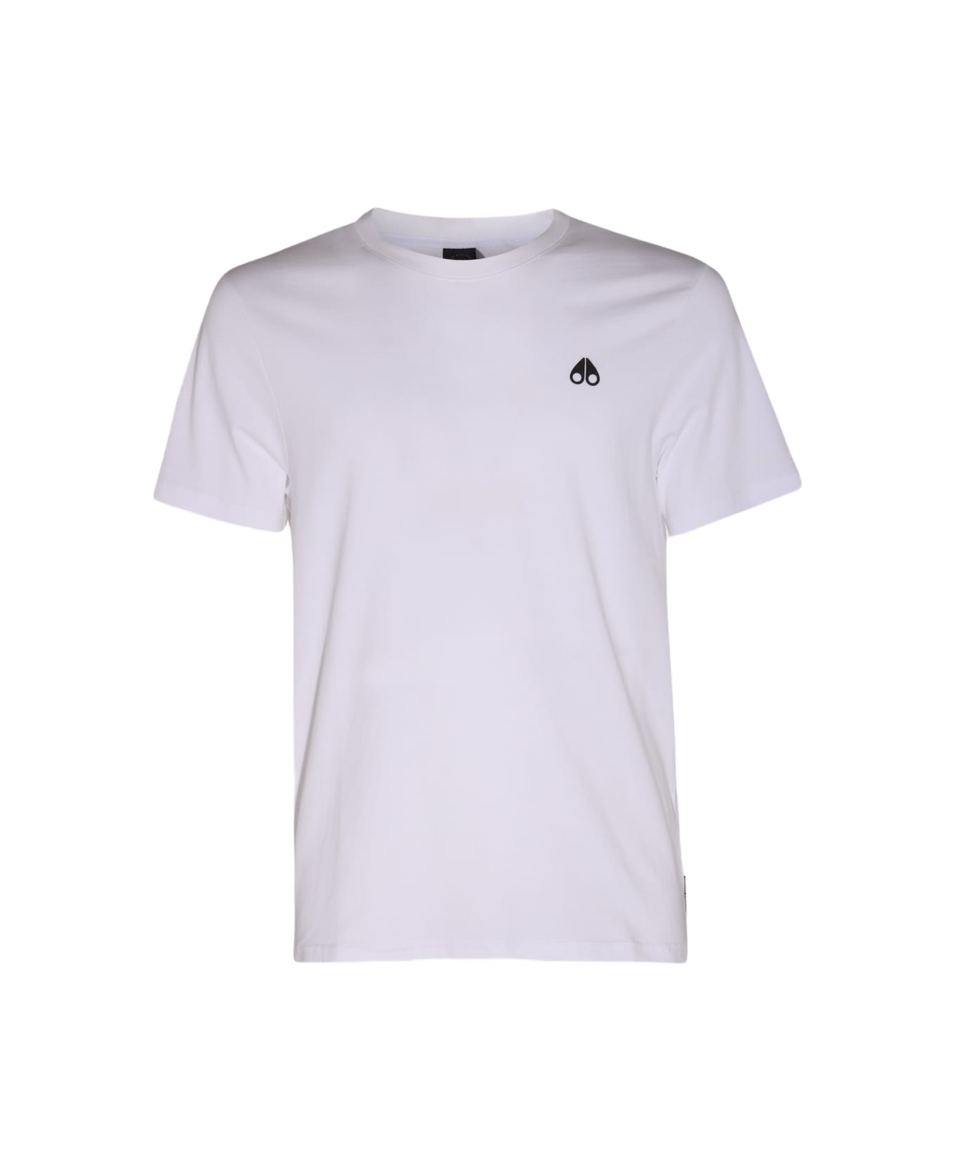 Moose Knuckles White Cotton T-shirt - White