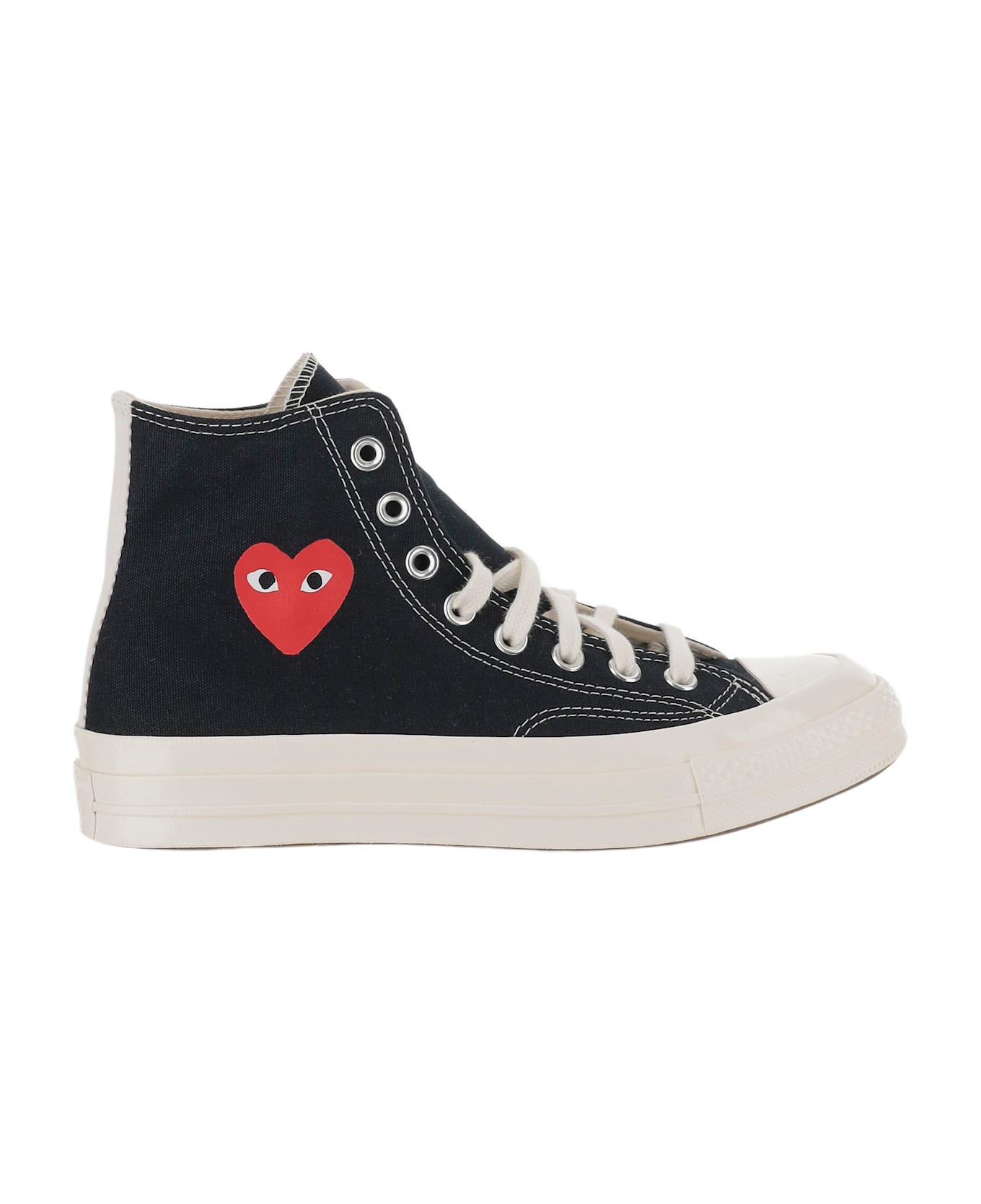 Comme des Garçons Play Comme Des Garçons X Converse Canvas Sneakers - Black