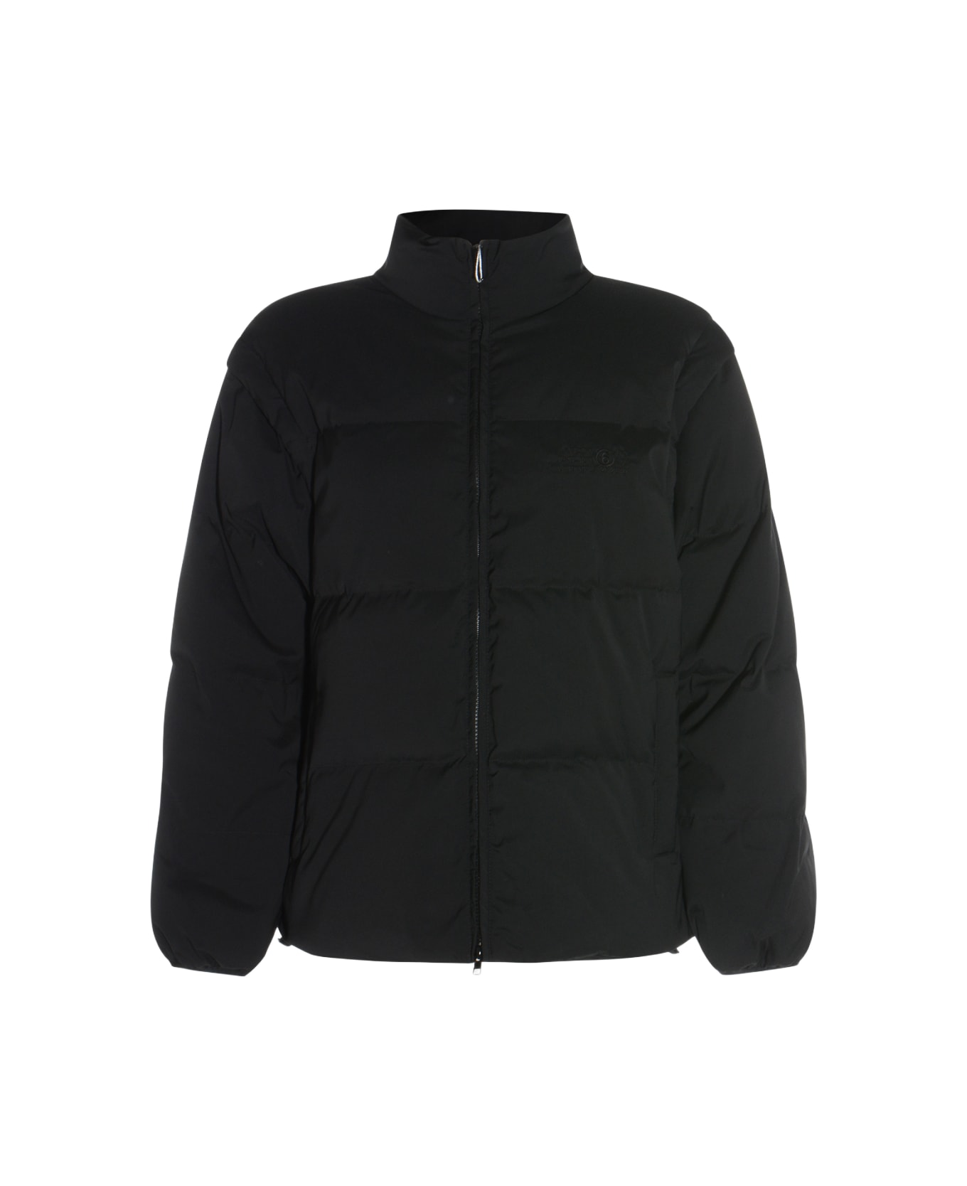 MM6 Maison Margiela Black Down Jacket - BLACK