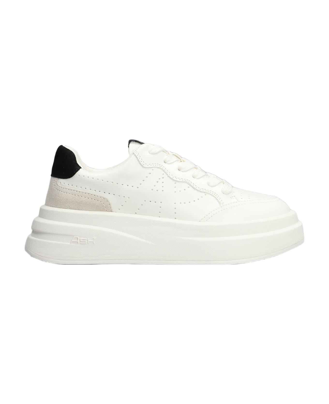 Ash Impuls Sneakers In White Leather - white ウェッジシューズ