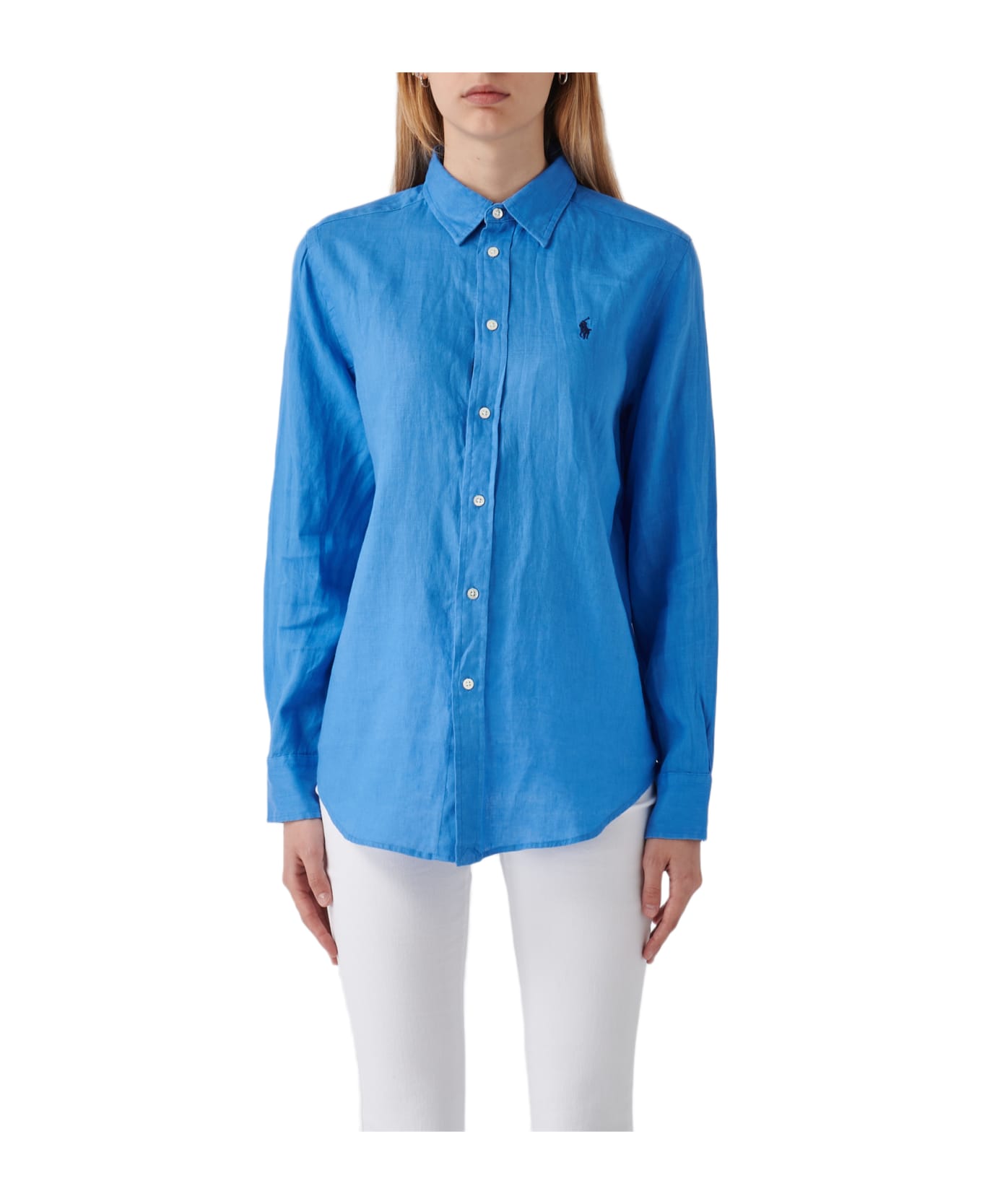 Polo Ralph Lauren Linen Shirt - BLU
