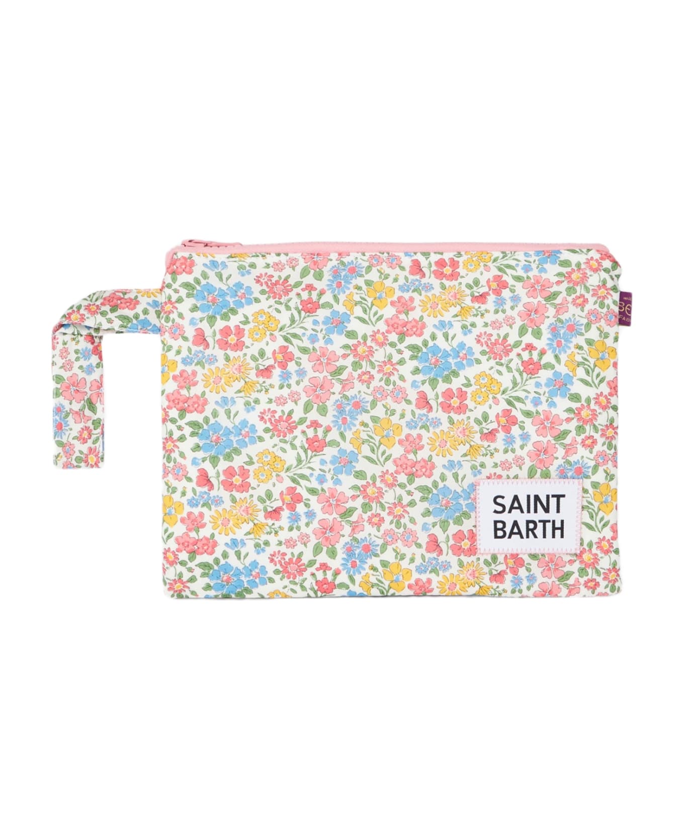 MC2 Saint Barth Pareasy Pochette With Annabelle Print | Made With Libery Fabric - PINK